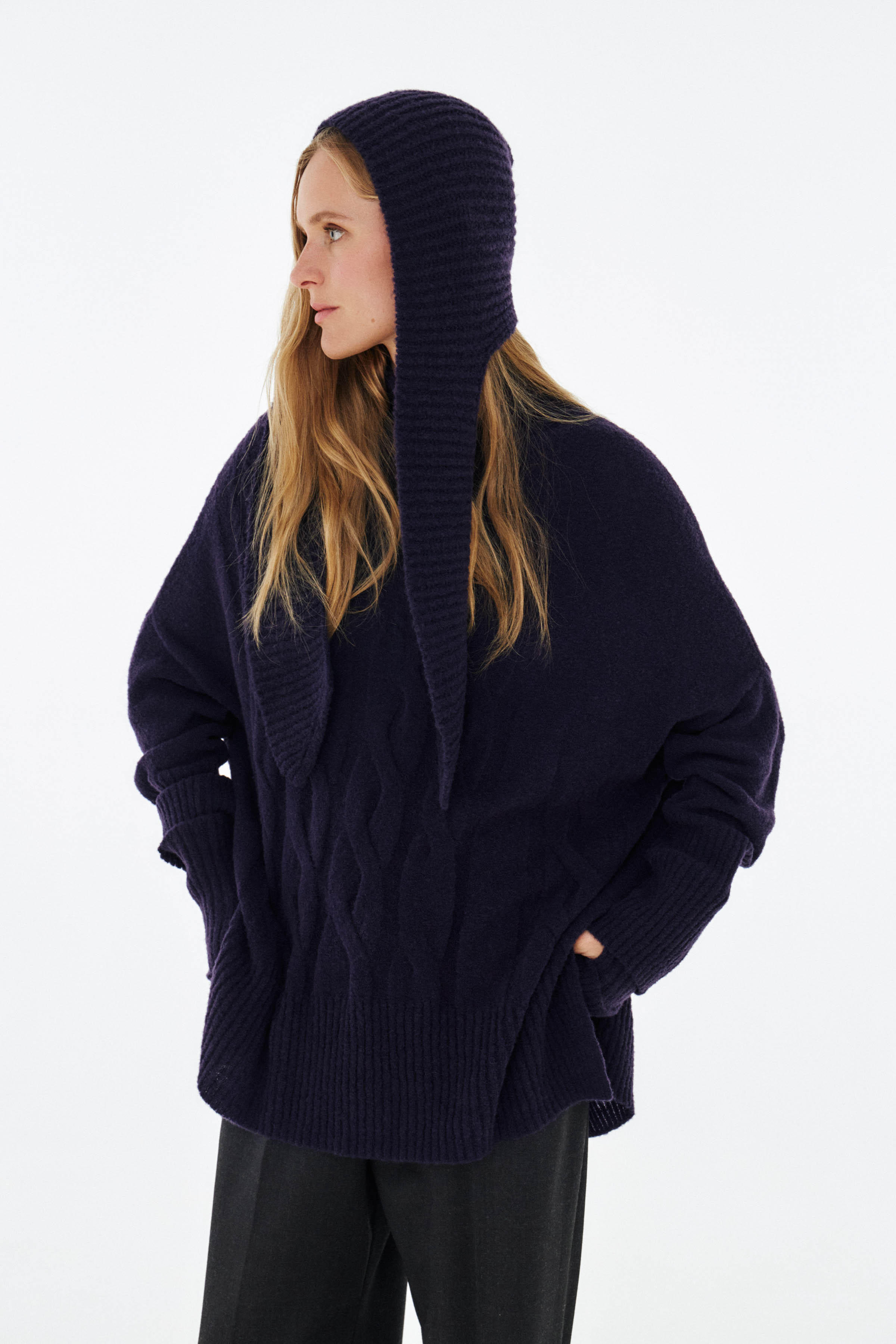 Шапка с ушками 31 Фиолетовый (violet) от Lesel (Лесель)! Заказывайте по ✆ 8 (800) 777 02 37