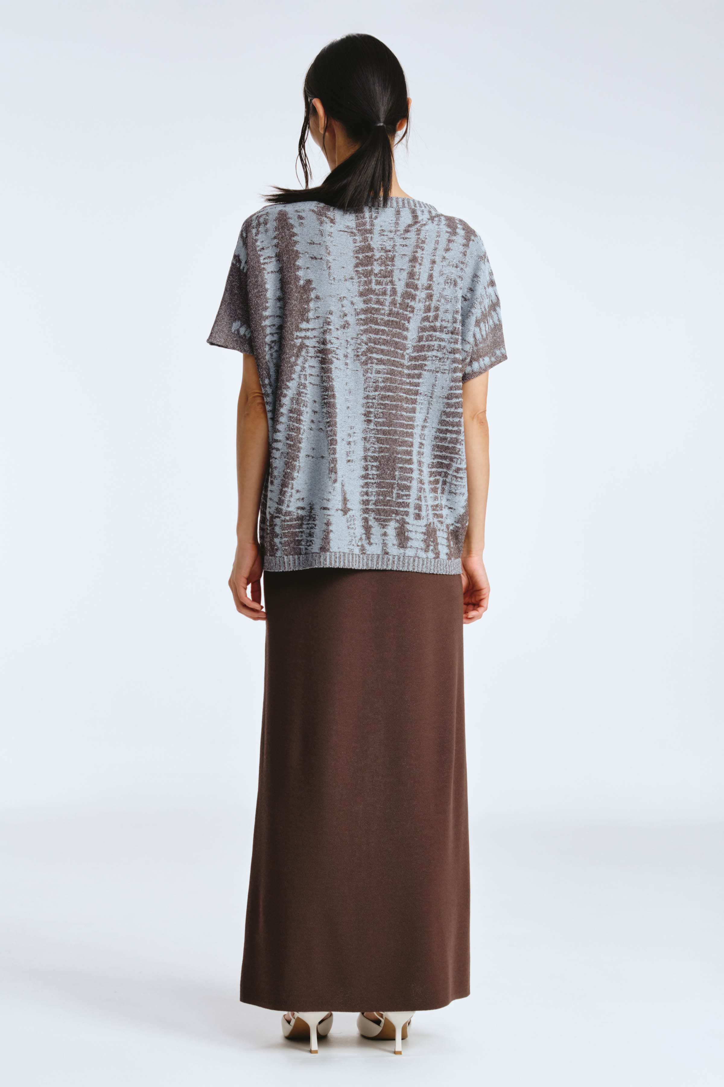 Юбка вязаная гладкая 32 Сумерки (crepuscule) от Lesel (Лесель)! Заказывайте по ✆ 8 (800) 777 02 37