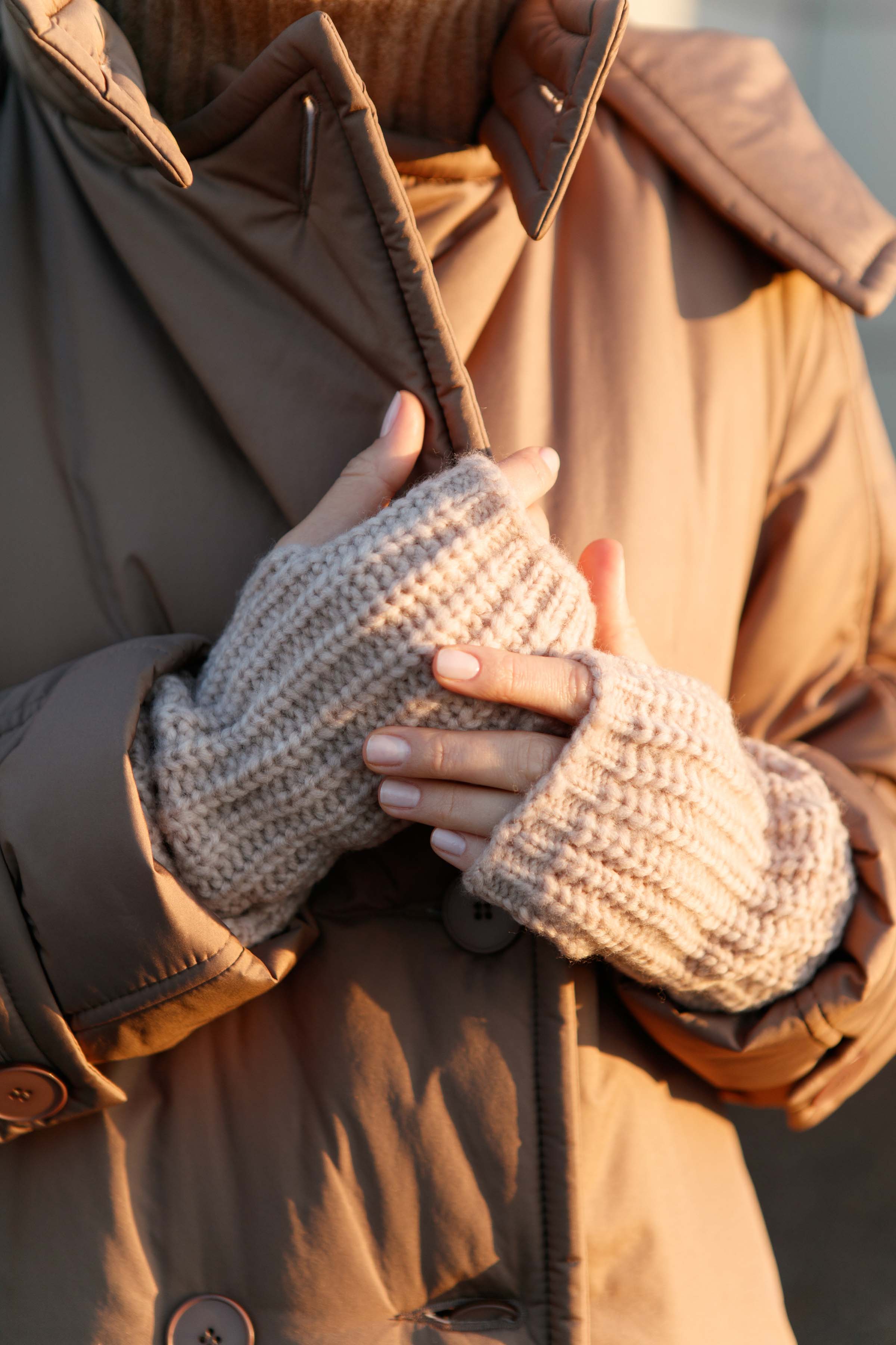 Митенки Полуфанг 06 Суфле (souffle) от Lesel (Лесель)! Заказывайте по ✆ 8 (800) 777 02 37