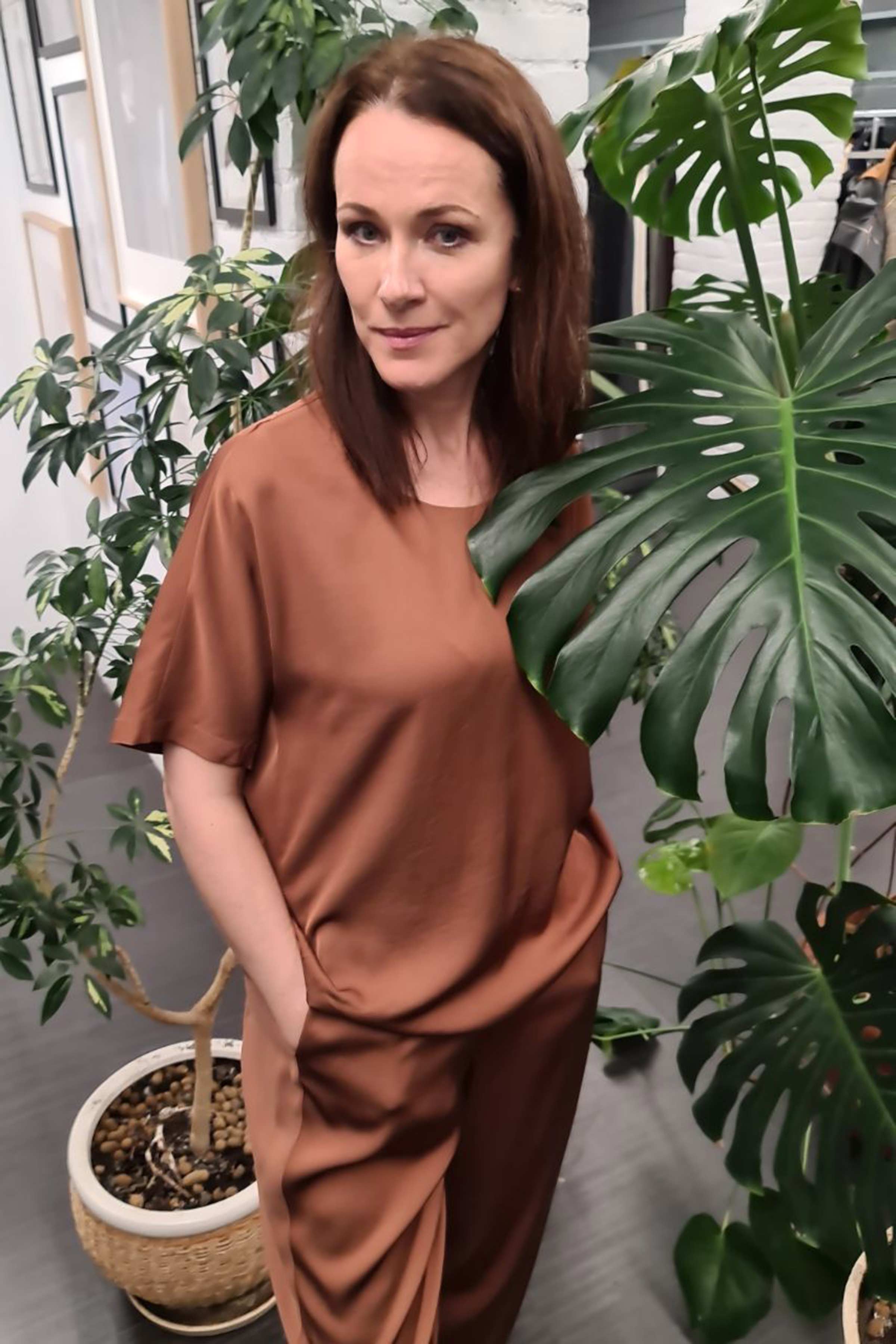 Блуза «Атласная, база»    от Lesel (Лесель)! Заказывайте по ✆ 8 (800) 777 02 37