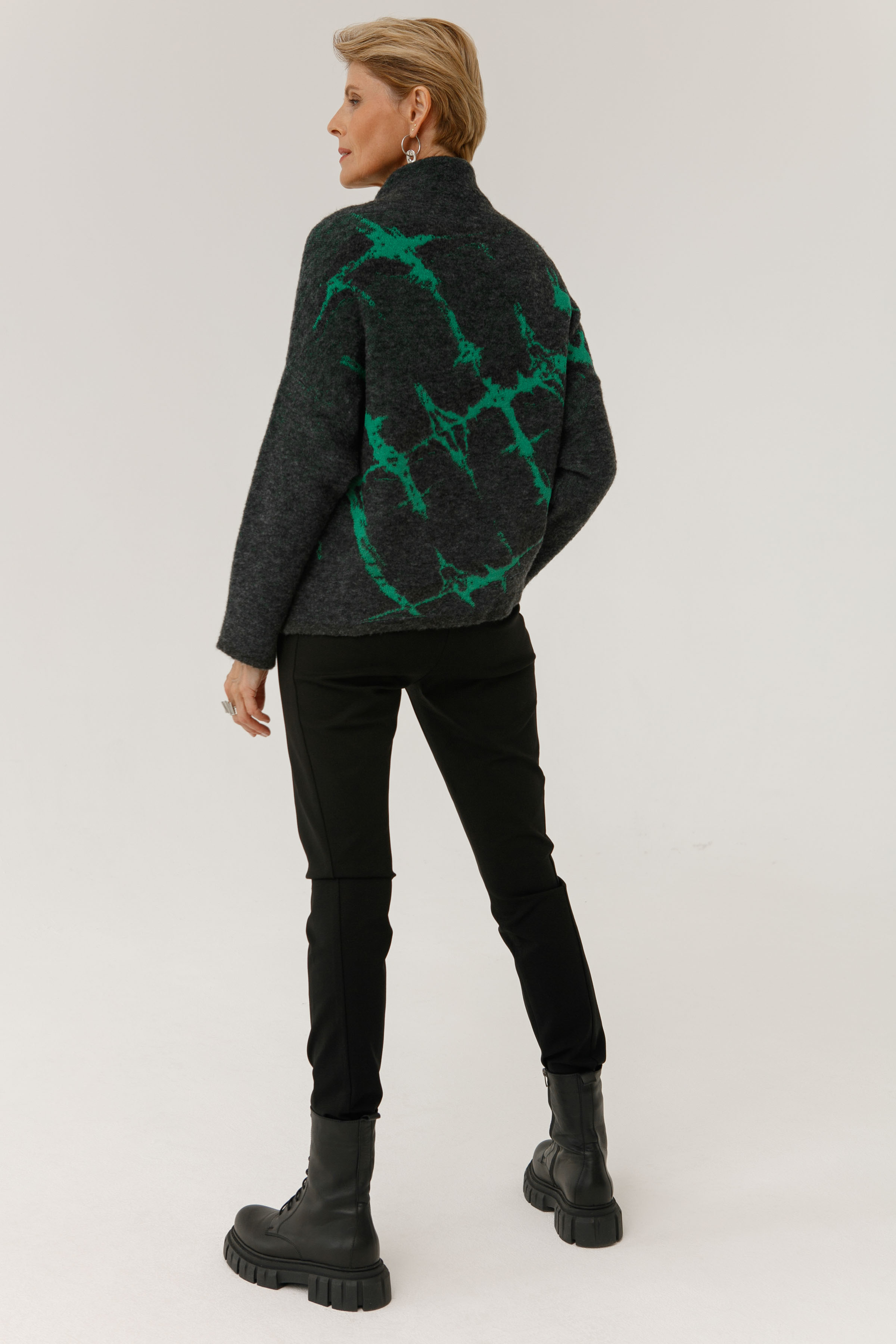 Брюки узкие прямые, плотное джерси 10 Серый (grise) от Lesel (Лесель)! Заказывайте по ✆ 8 (800) 777 02 37