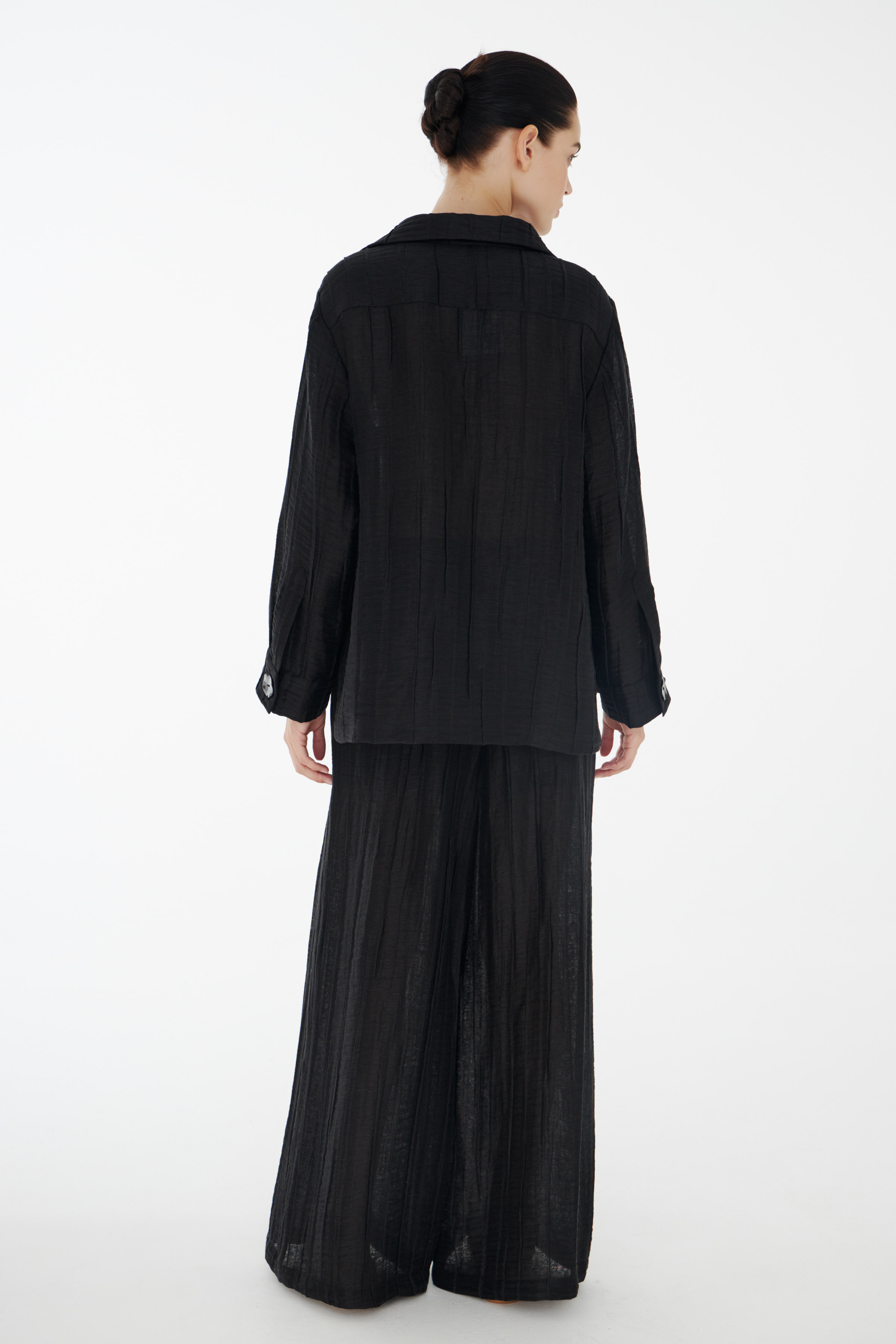 Блуза жатая двухслойная с разрезами  от Lesel (Лесель)! Заказывайте по ✆ 8 (800) 777 02 37