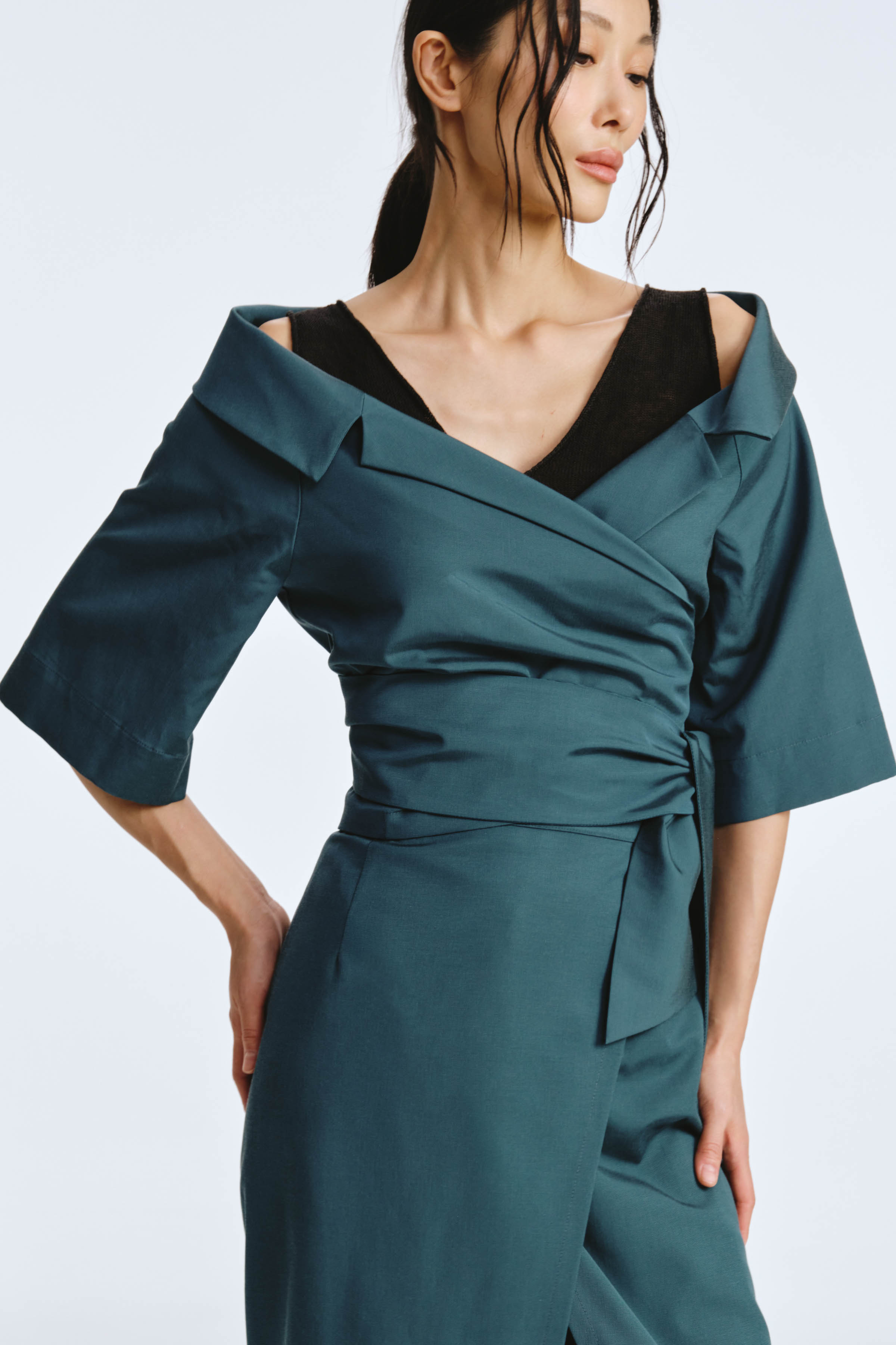 Блуза болеро с открытыми плечами  от Lesel (Лесель)! Заказывайте по ✆ 8 (800) 777 02 37