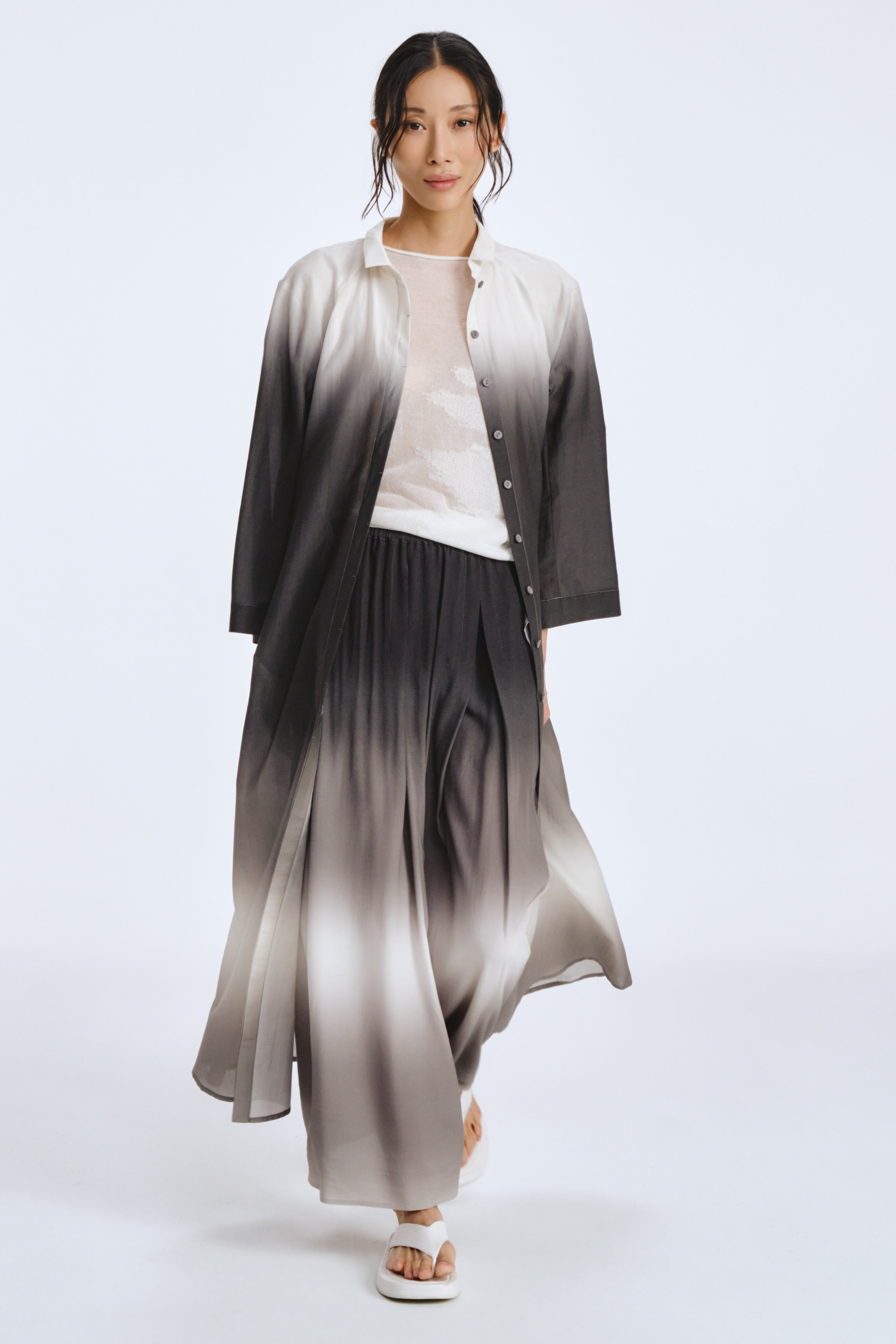 Юбка Деграде в складку 10 Серый (grise), 34 Голубой лед (glace bleue) от Lesel (Лесель)! Заказывайте по ✆ 8 (800) 777 02 37