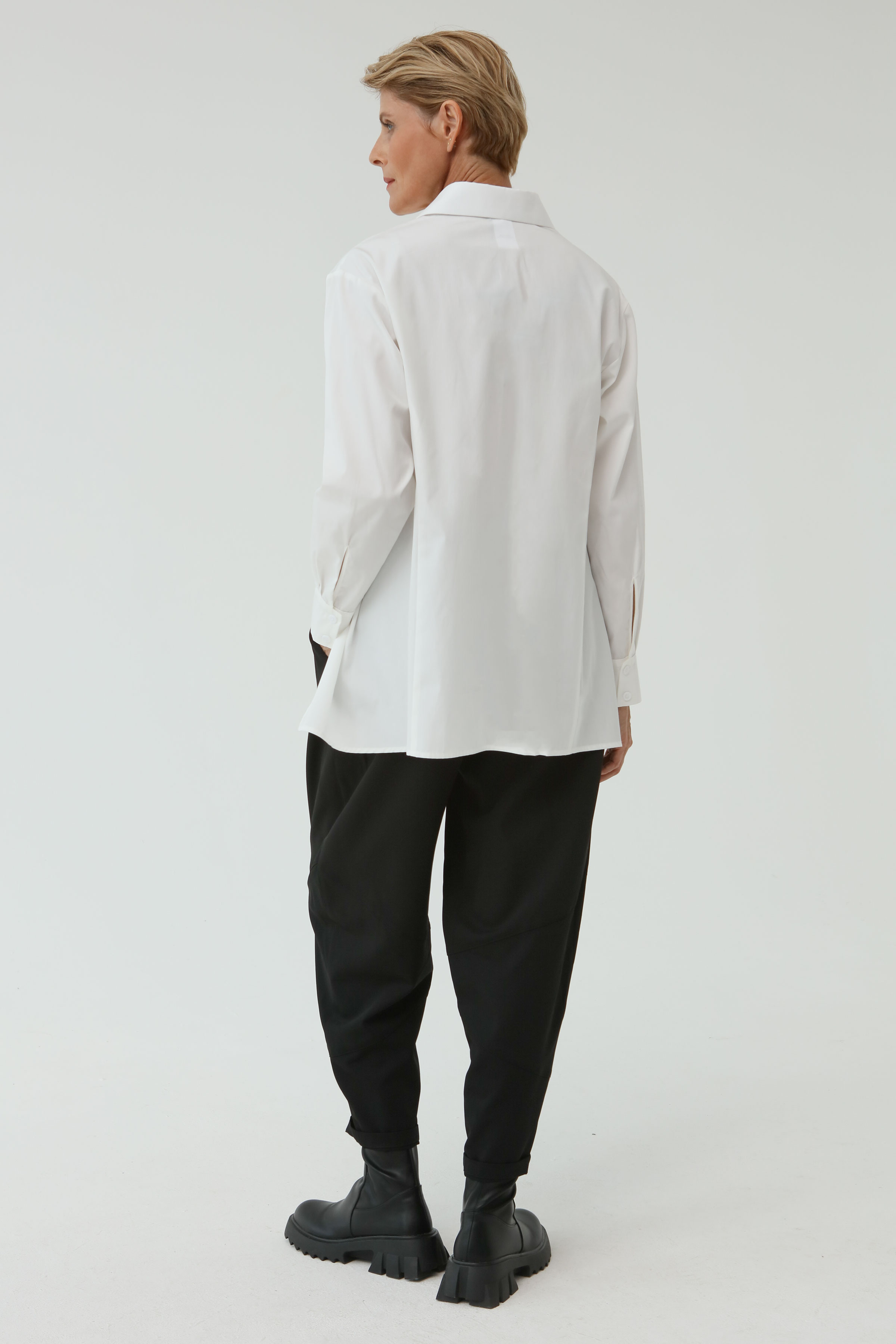 Блуза рубашка с удлиненной спинкой 03 Кварц (quartz) от Lesel (Лесель)! Заказывайте по ✆ 8 (800) 777 02 37