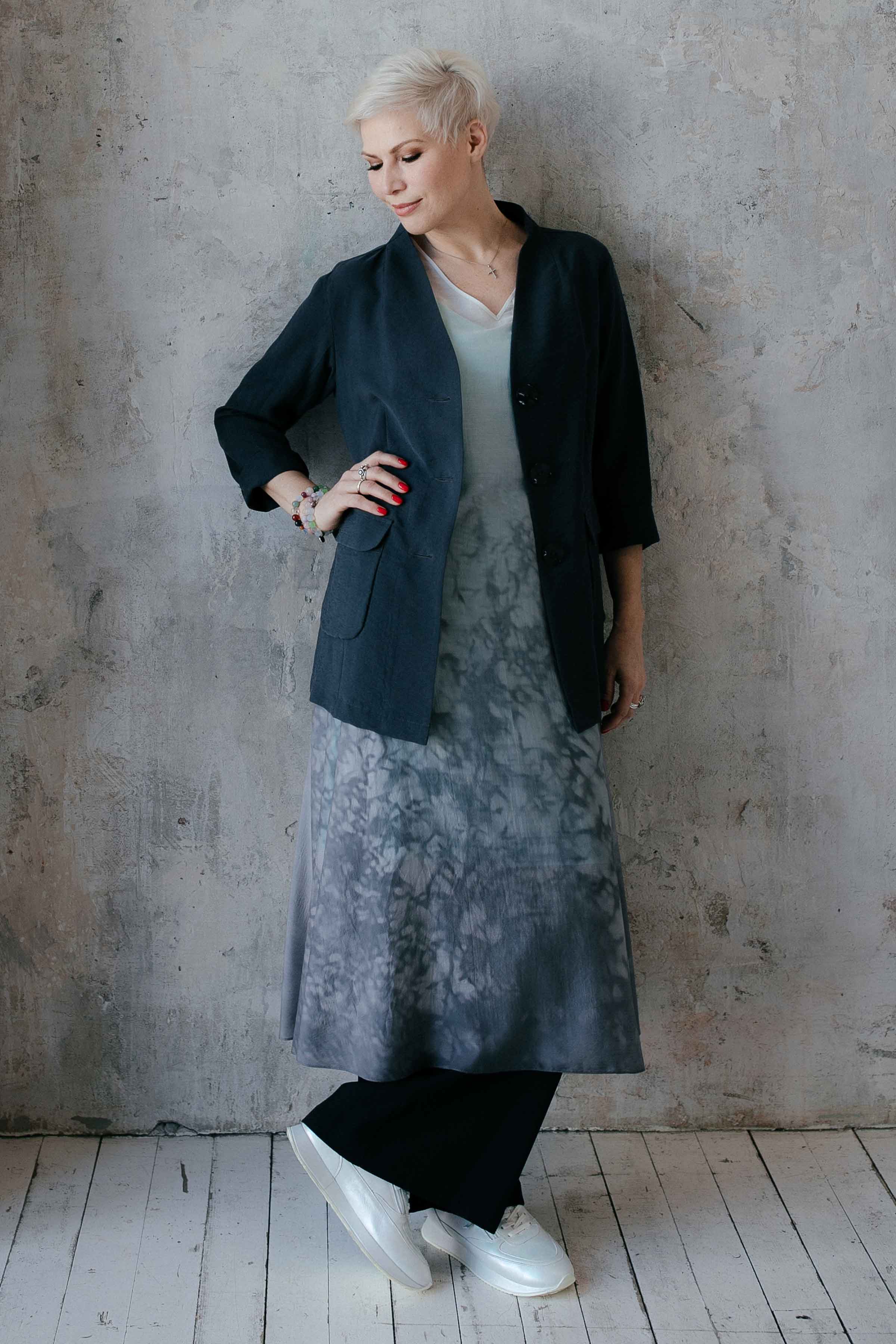 Платье Тень без рукавов 82 Тени (ombres) от Lesel (Лесель)! Заказывайте по ✆ 8 (800) 777 02 37