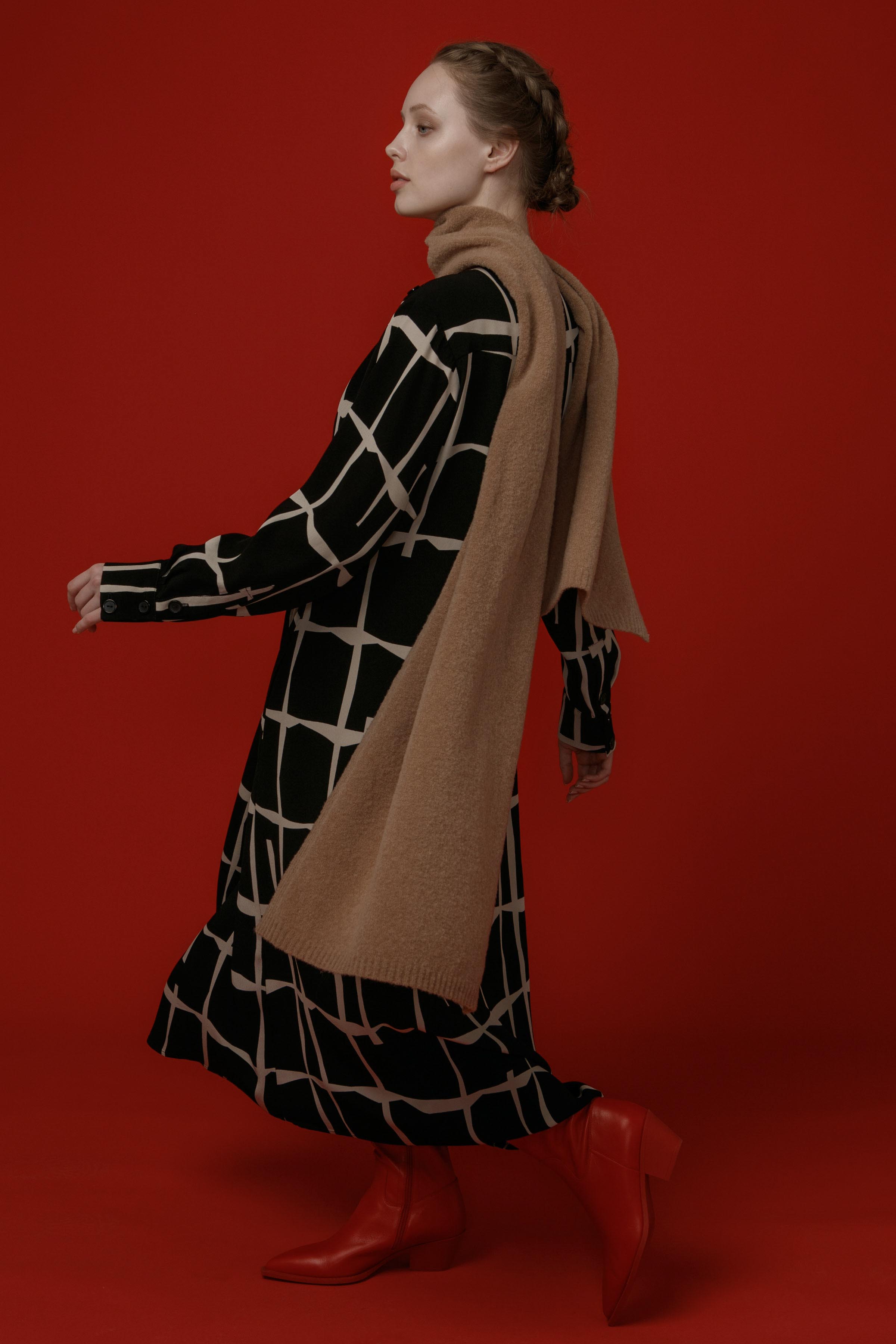 Шарф Однотон 76 Орех (noisette) от Lesel (Лесель)! Заказывайте по ✆ 8 (800) 777 02 37