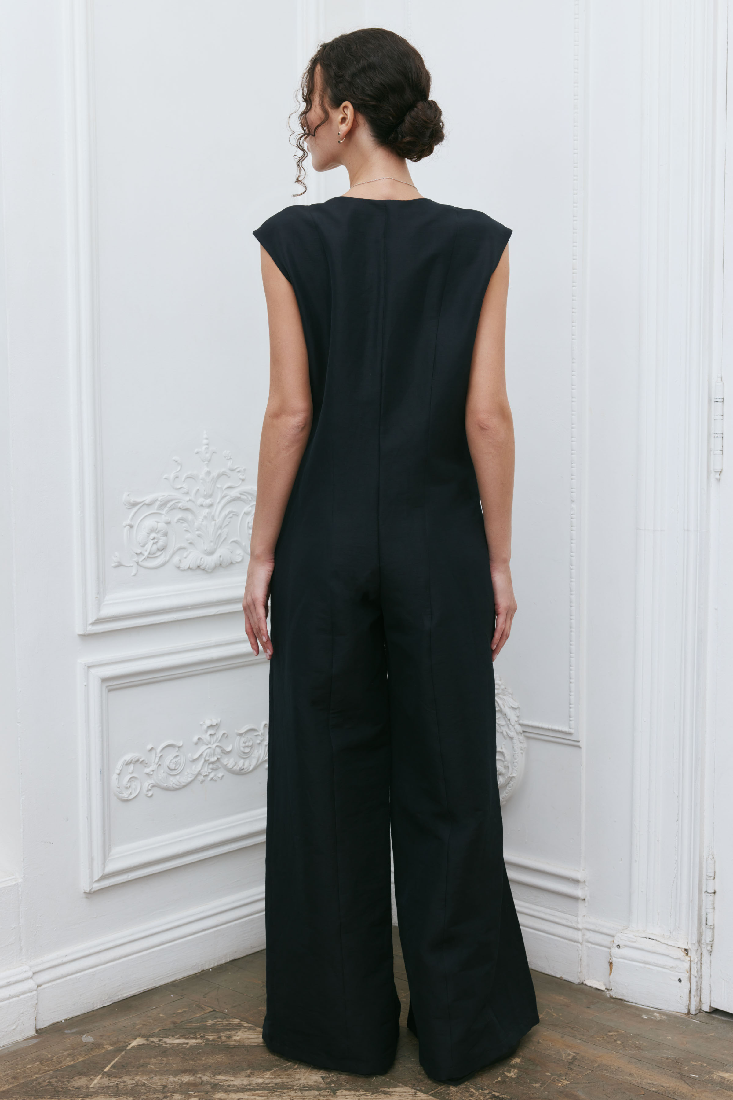 Комбинезон клеш эластичный 00 Черный (noir), 75 Шоколад (chocolat) от Lesel (Лесель)! Заказывайте по ✆ 8 (800) 777 02 37