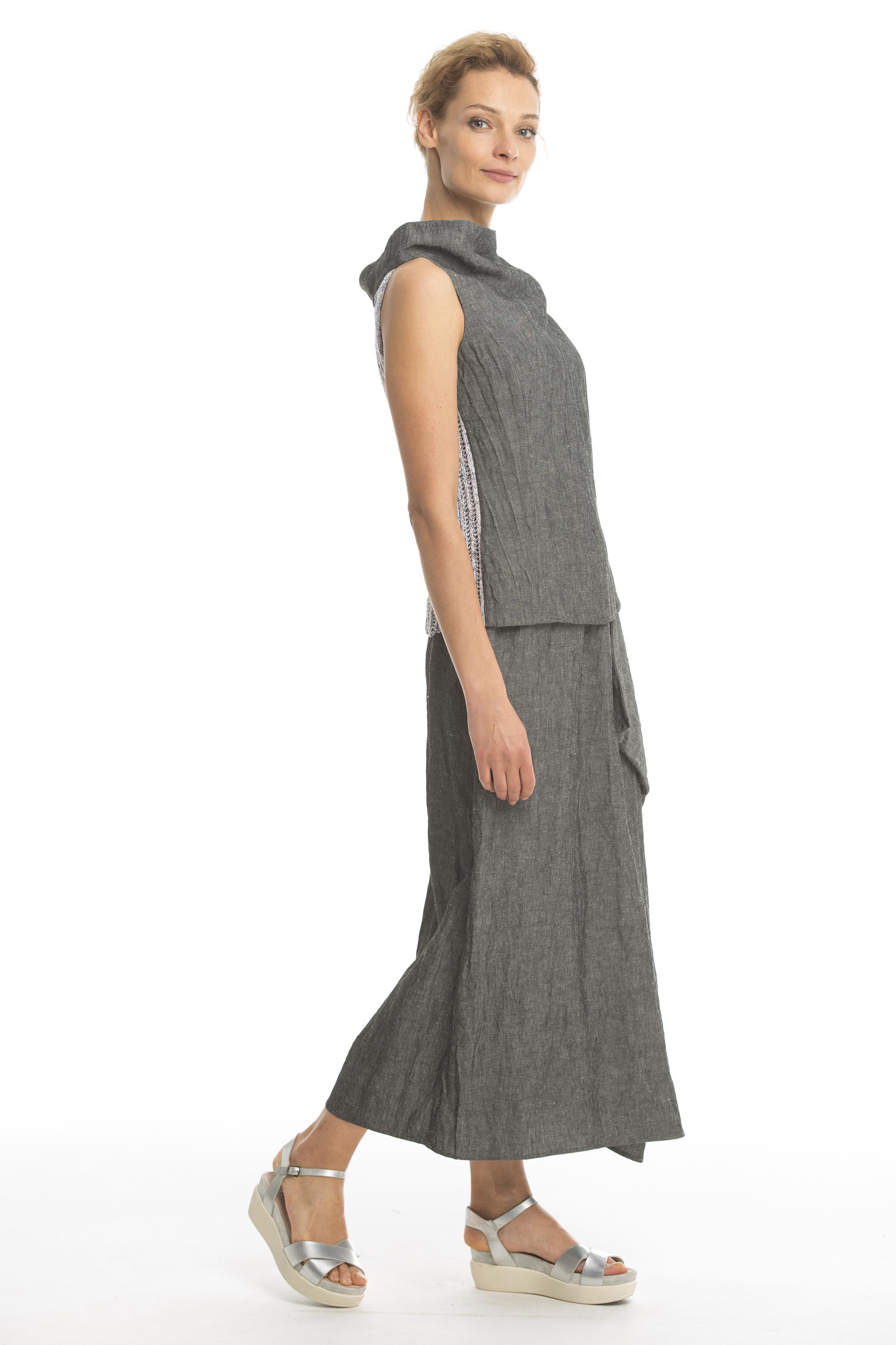 Юбка с фалдой 11 Антрацит (anthracite) от Lesel (Лесель)! Заказывайте по ✆ 8 (800) 777 02 37