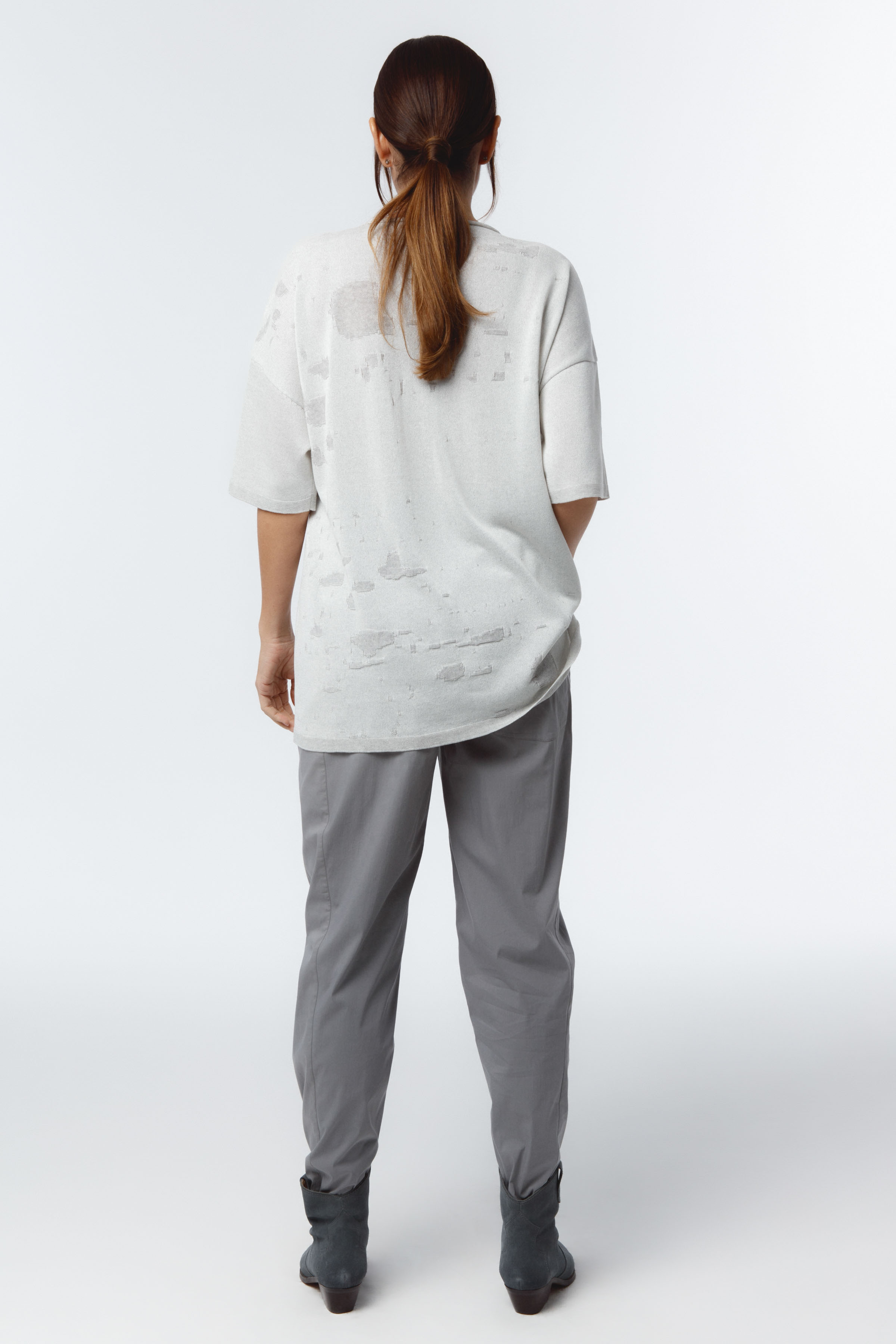 Туника с коротким рукавом Брызги краски  от Lesel (Лесель)! Заказывайте по ✆ 8 (800) 777 02 37