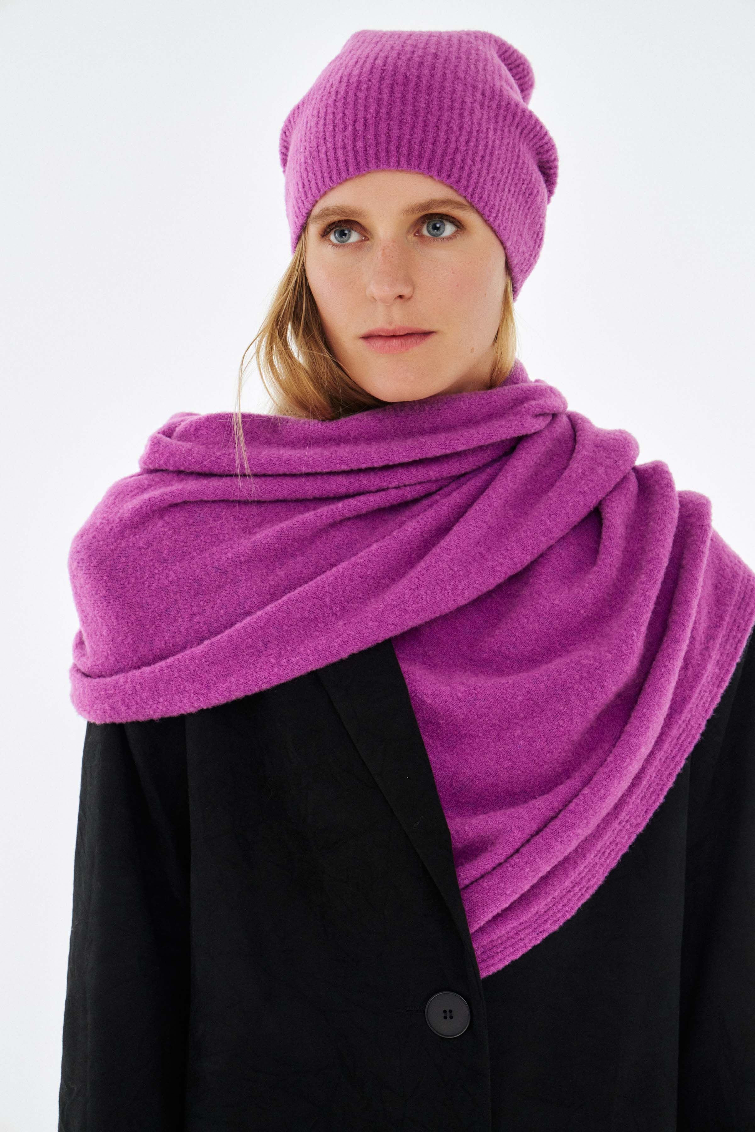 Шарф Однотон 43 Цикламен (cyclamen) от Lesel (Лесель)! Заказывайте по ✆ 8 (800) 777 02 37