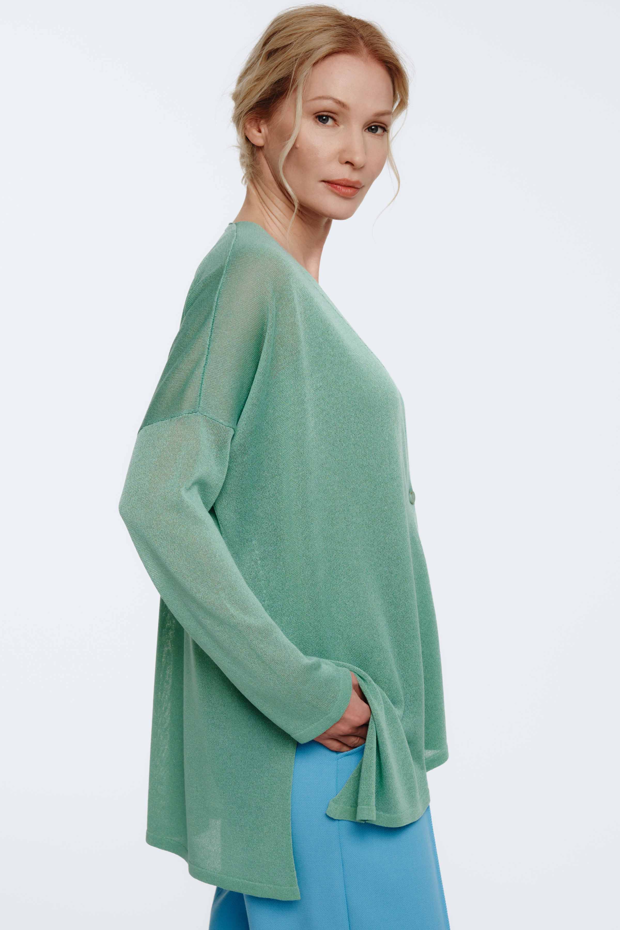 Кардиган Цветок с бутоном