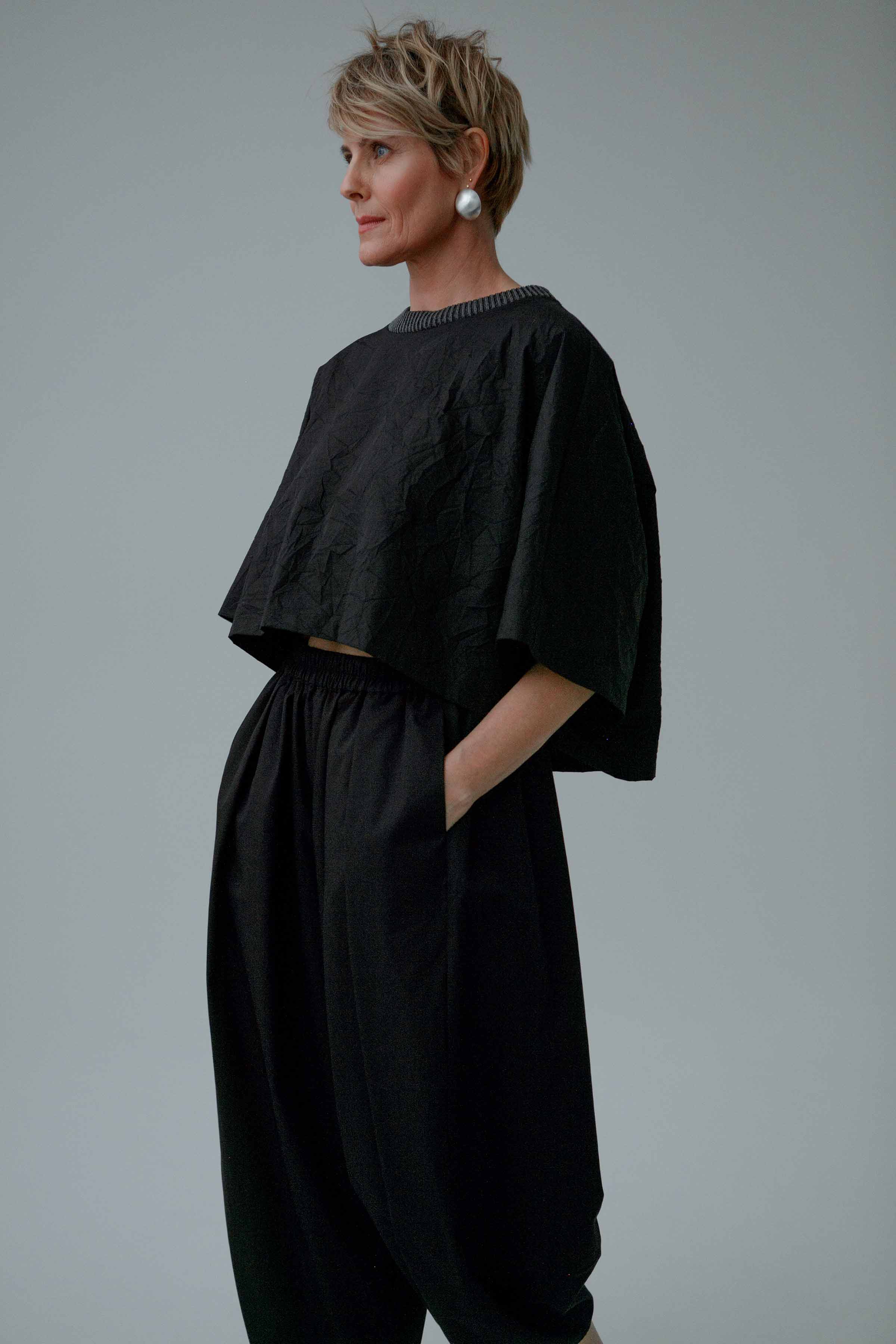 Блуза Пончо, хлопок крэш  от Lesel (Лесель)! Заказывайте по ✆ 8 (800) 777 02 37