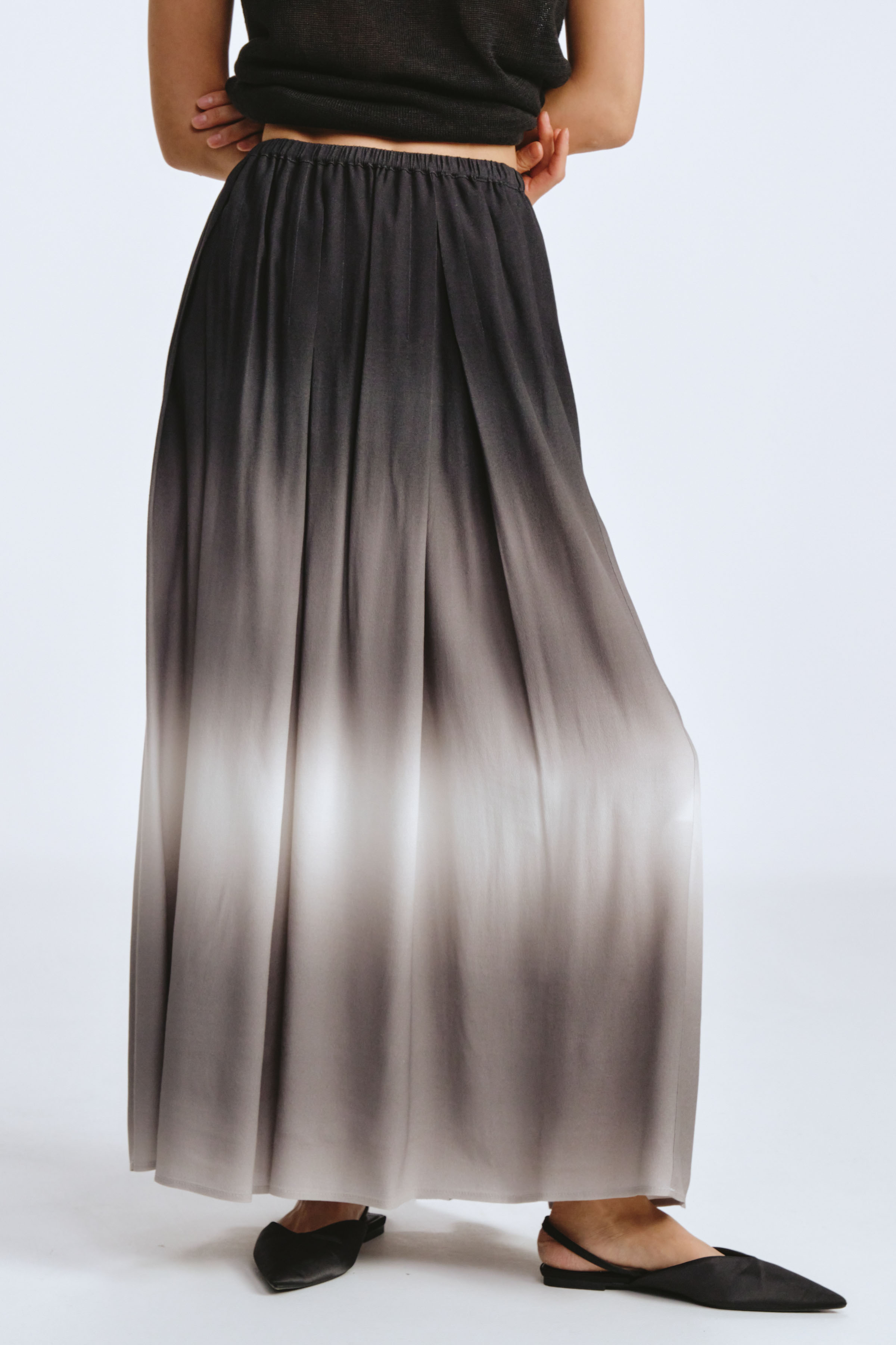 Юбка Деграде в складку 10 Серый (grise), 34 Голубой лед (glace bleue) от Lesel (Лесель)! Заказывайте по ✆ 8 (800) 777 02 37