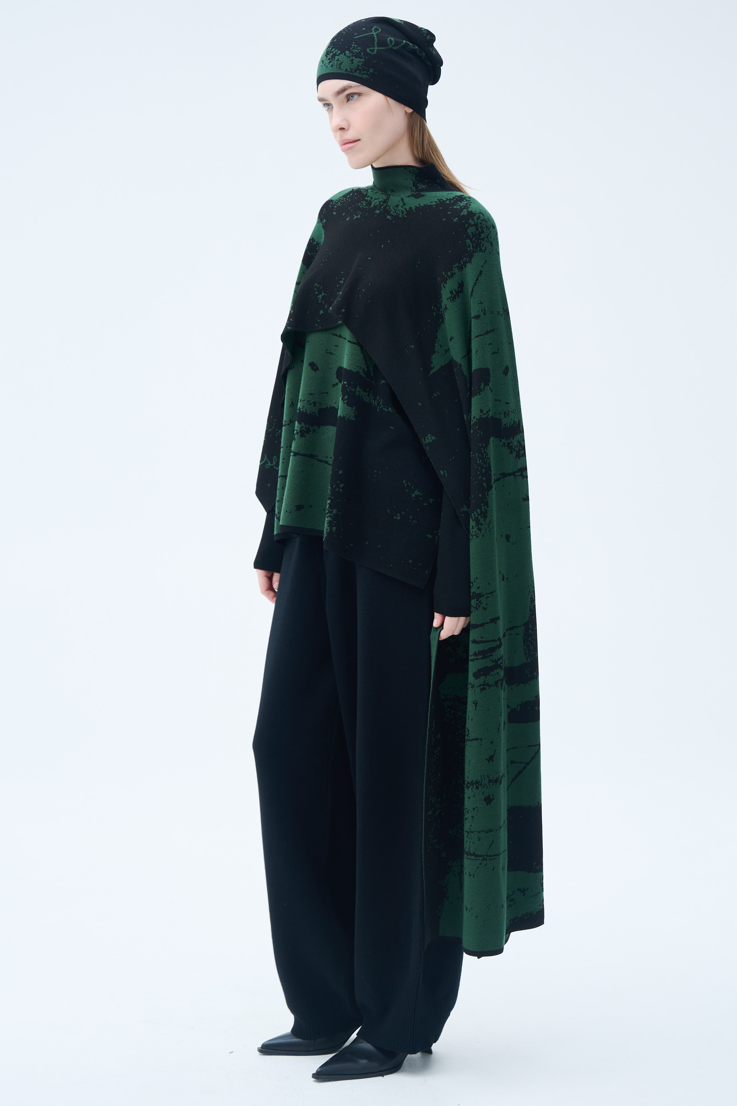 Палантин Инь-Ян 60 Можжевельник (genievre) от Lesel (Лесель)! Заказывайте по ✆ 8 (800) 777 02 37