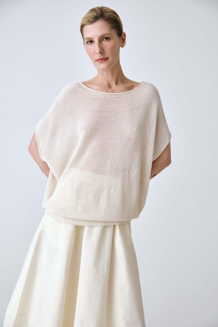 Джемпер с коротким рукавом Преломление