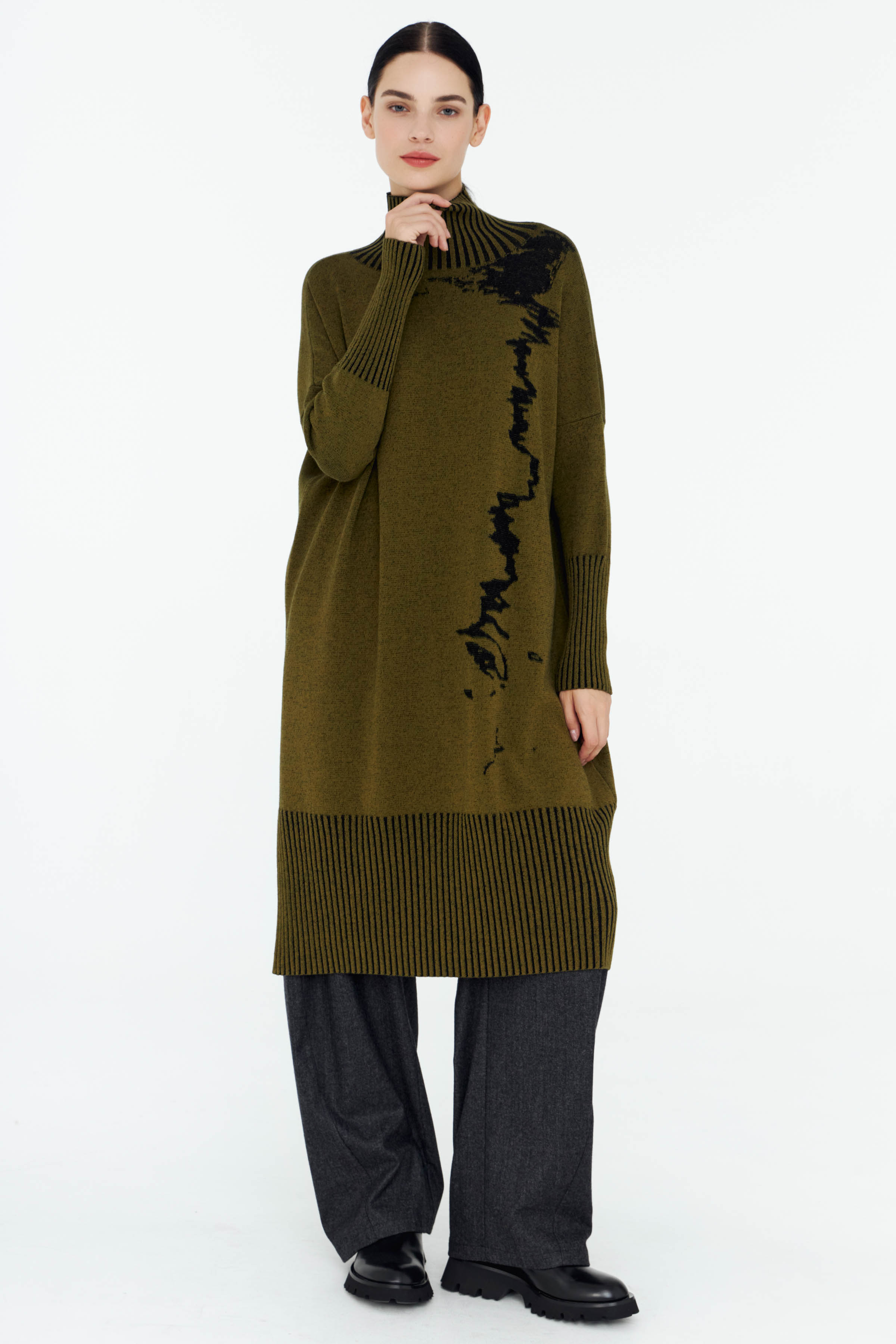 Платье Лунная дорожка 25 Огненно-красный (fiery red), 79 Гербарий (herbal) от Lesel (Лесель)! Заказывайте по ✆ 8 (800) 777 02 37