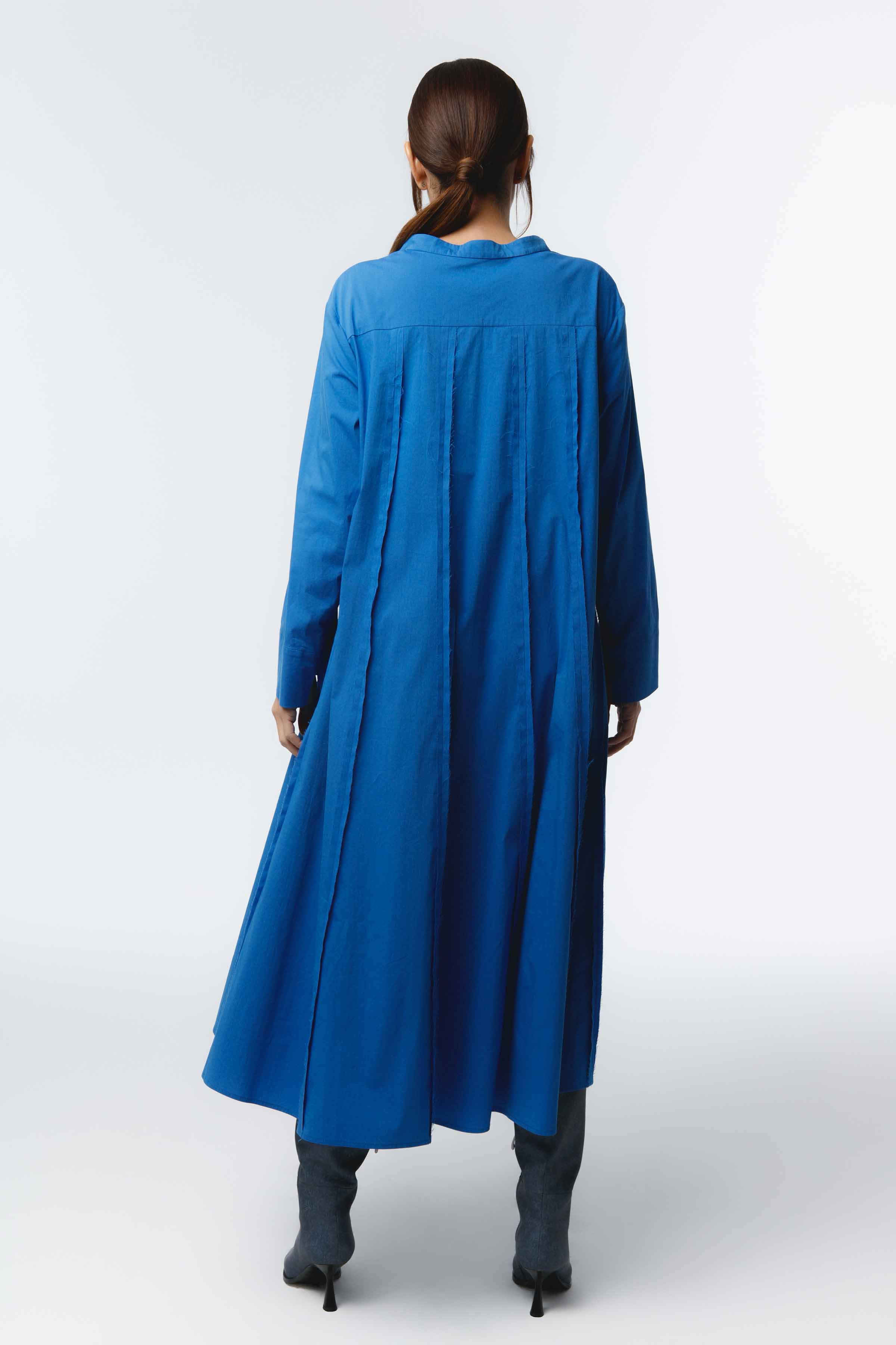 Платье Хлопок гранж 35 Синий (bleu) от Lesel (Лесель)! Заказывайте по ✆ 8 (800) 777 02 37