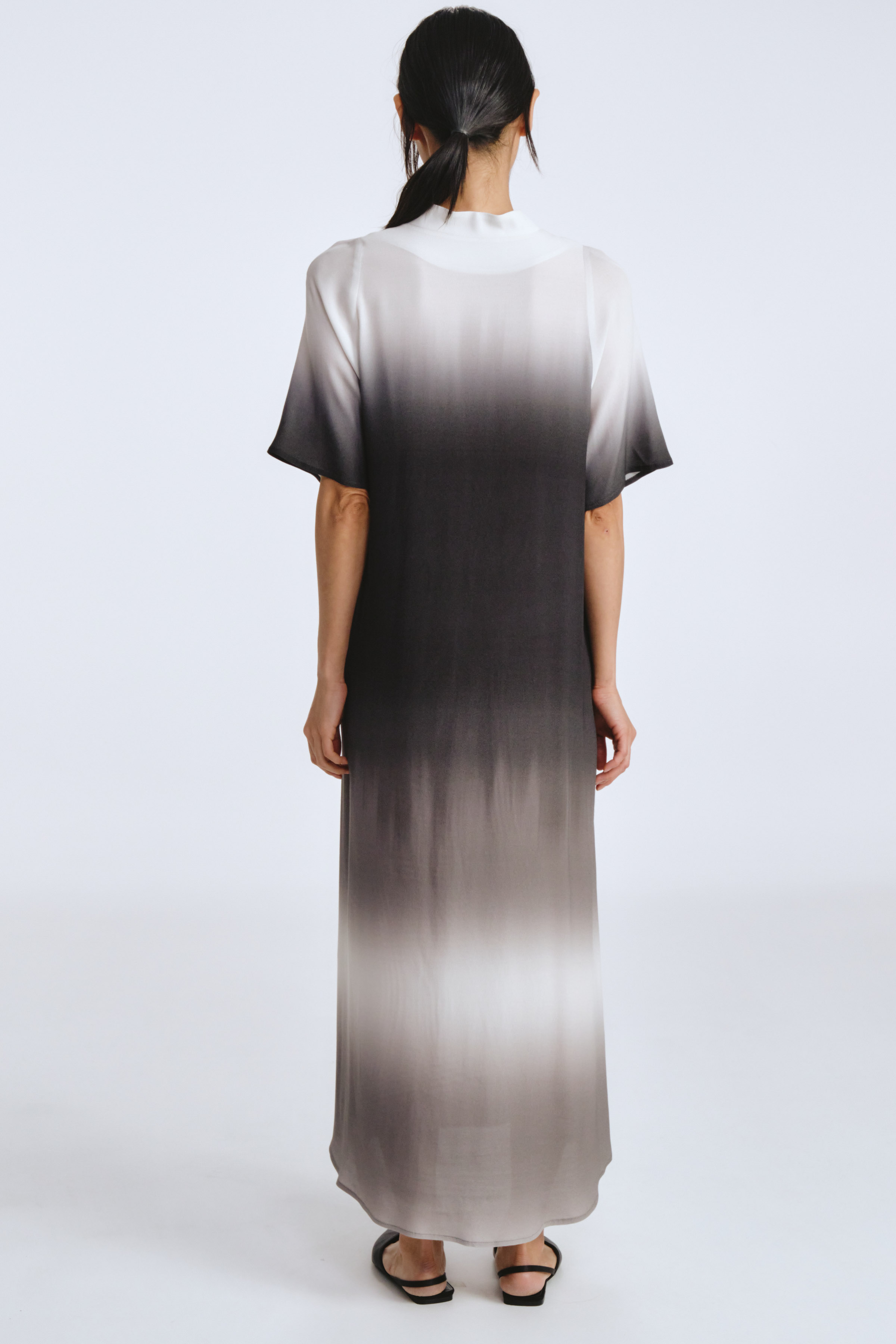 Платье Деграде с запахом 10 Серый (grise) от Lesel (Лесель)! Заказывайте по ✆ 8 (800) 777 02 37