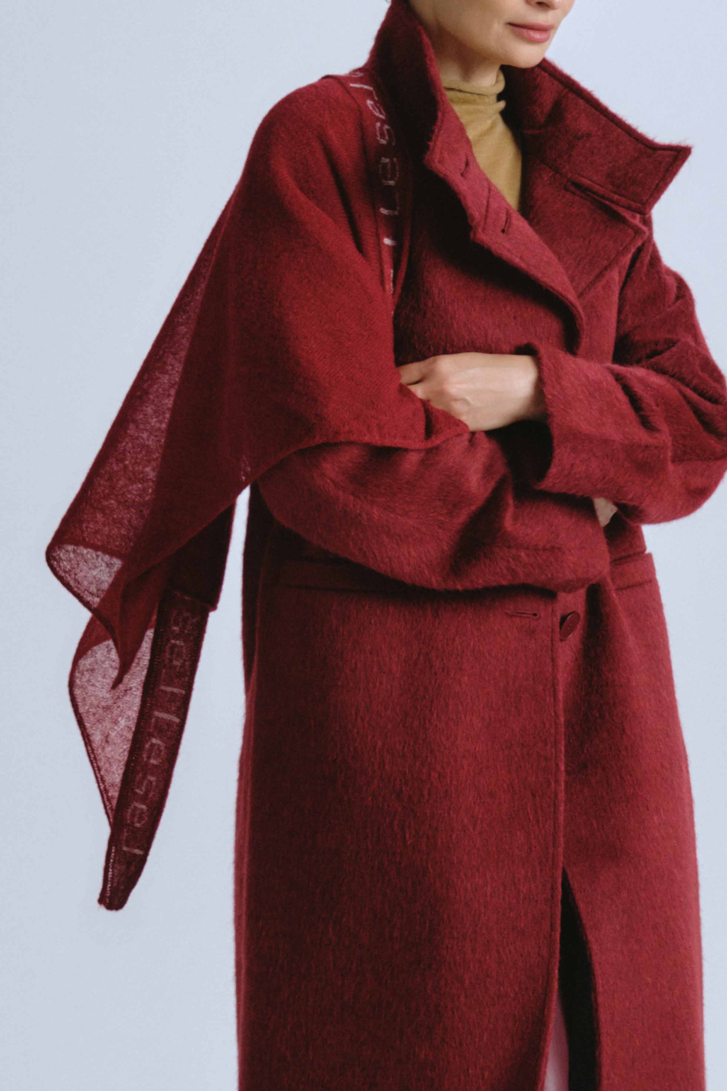 Косынка Воздух 27 Бордо (burdeaux) от Lesel (Лесель)! Заказывайте по ✆ 8 (800) 777 02 37