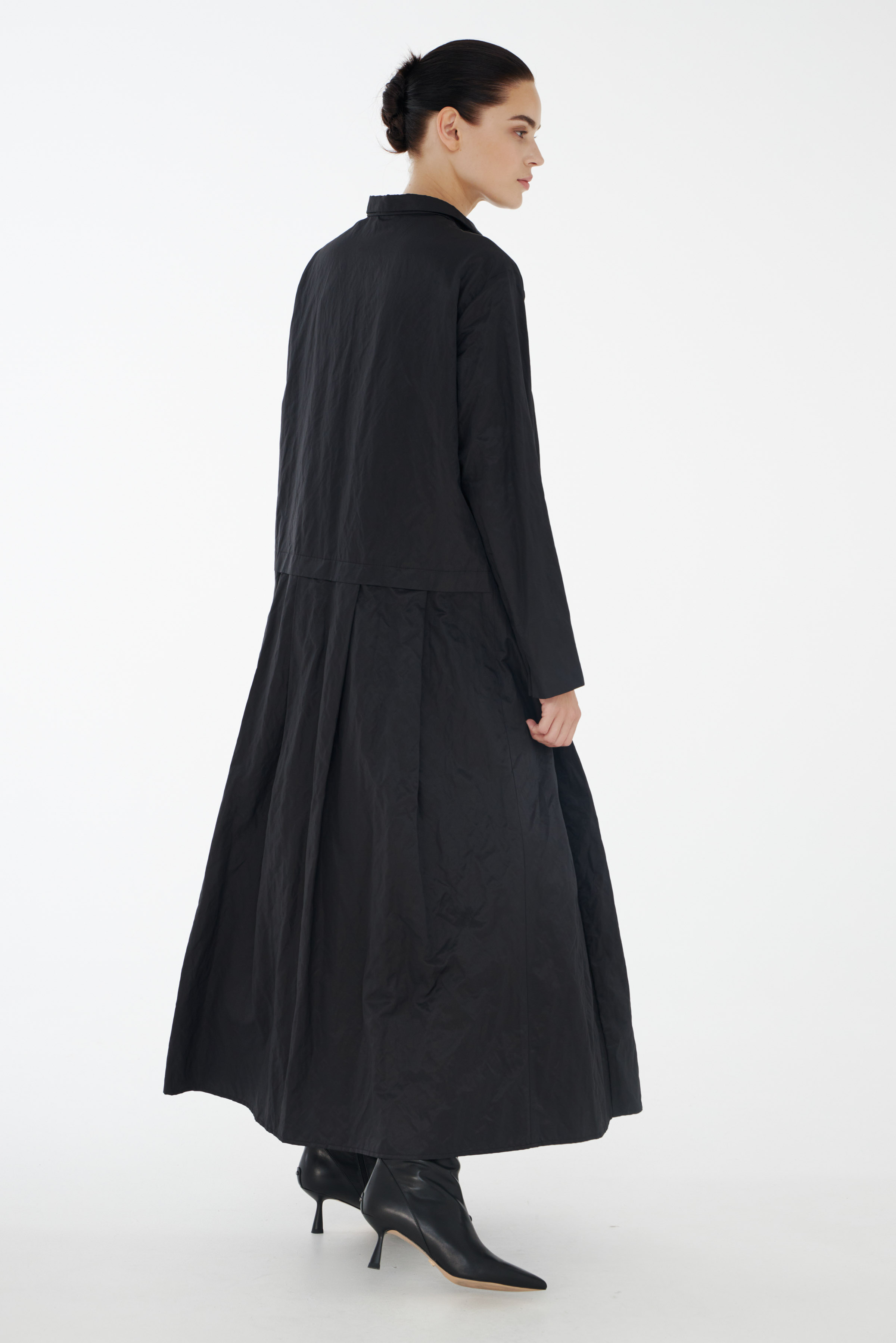 Платье рубашка жатая 00 Черный (noir), 78 Полутень (penombre) от Lesel (Лесель)! Заказывайте по ✆ 8 (800) 777 02 37