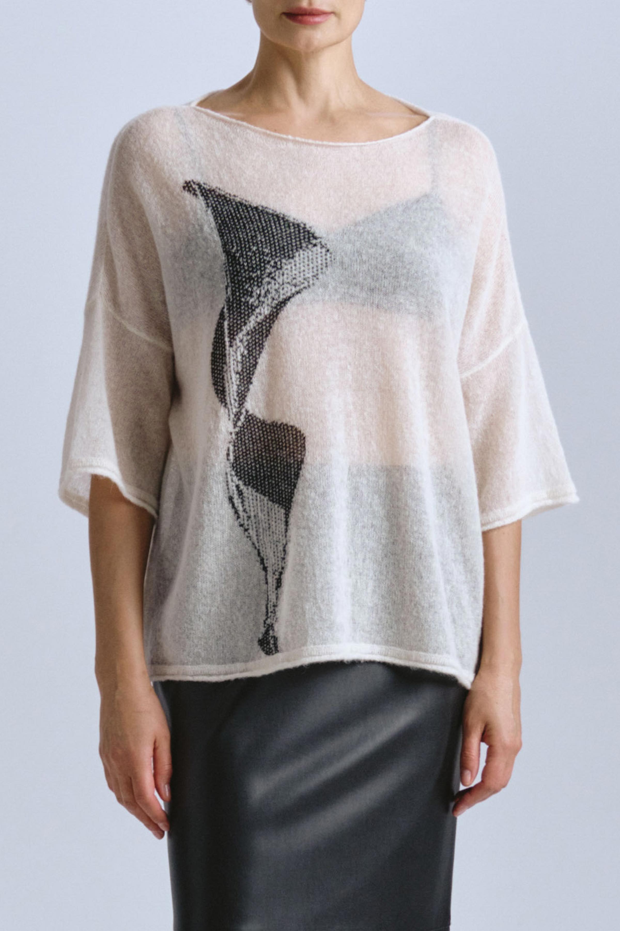 Джемпер Лист  от Lesel (Лесель)! Заказывайте по ✆ 8 (800) 777 02 37