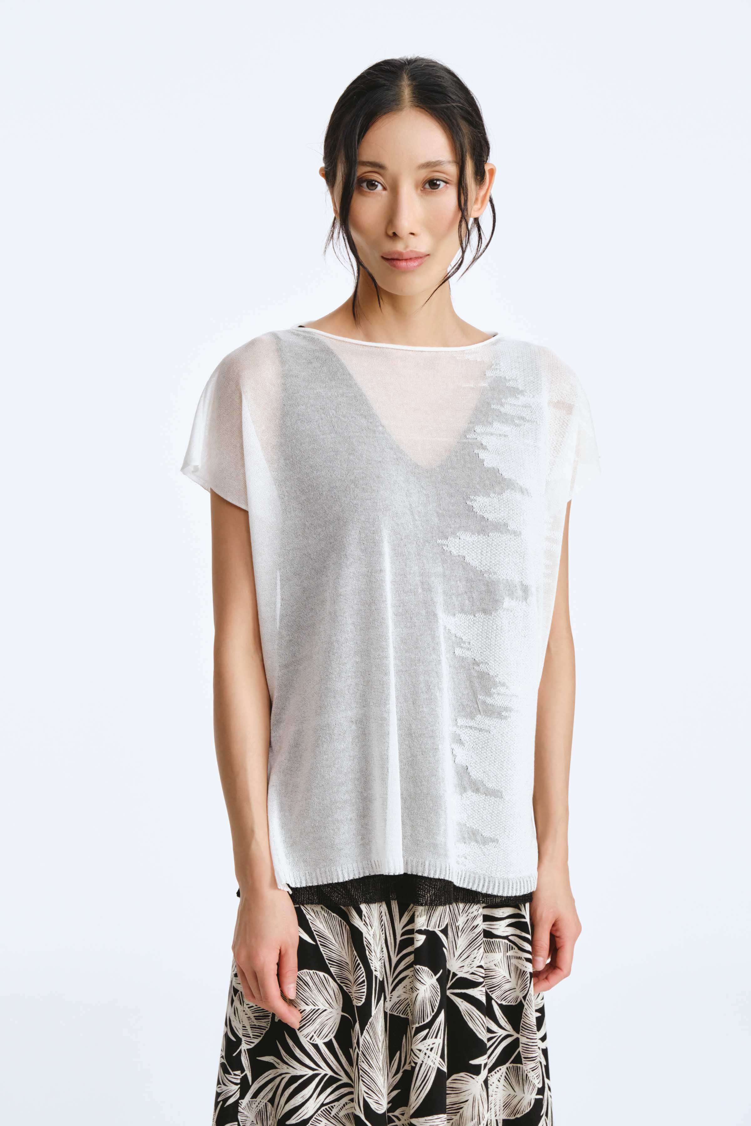 Джемпер с коротким рукавом Тень