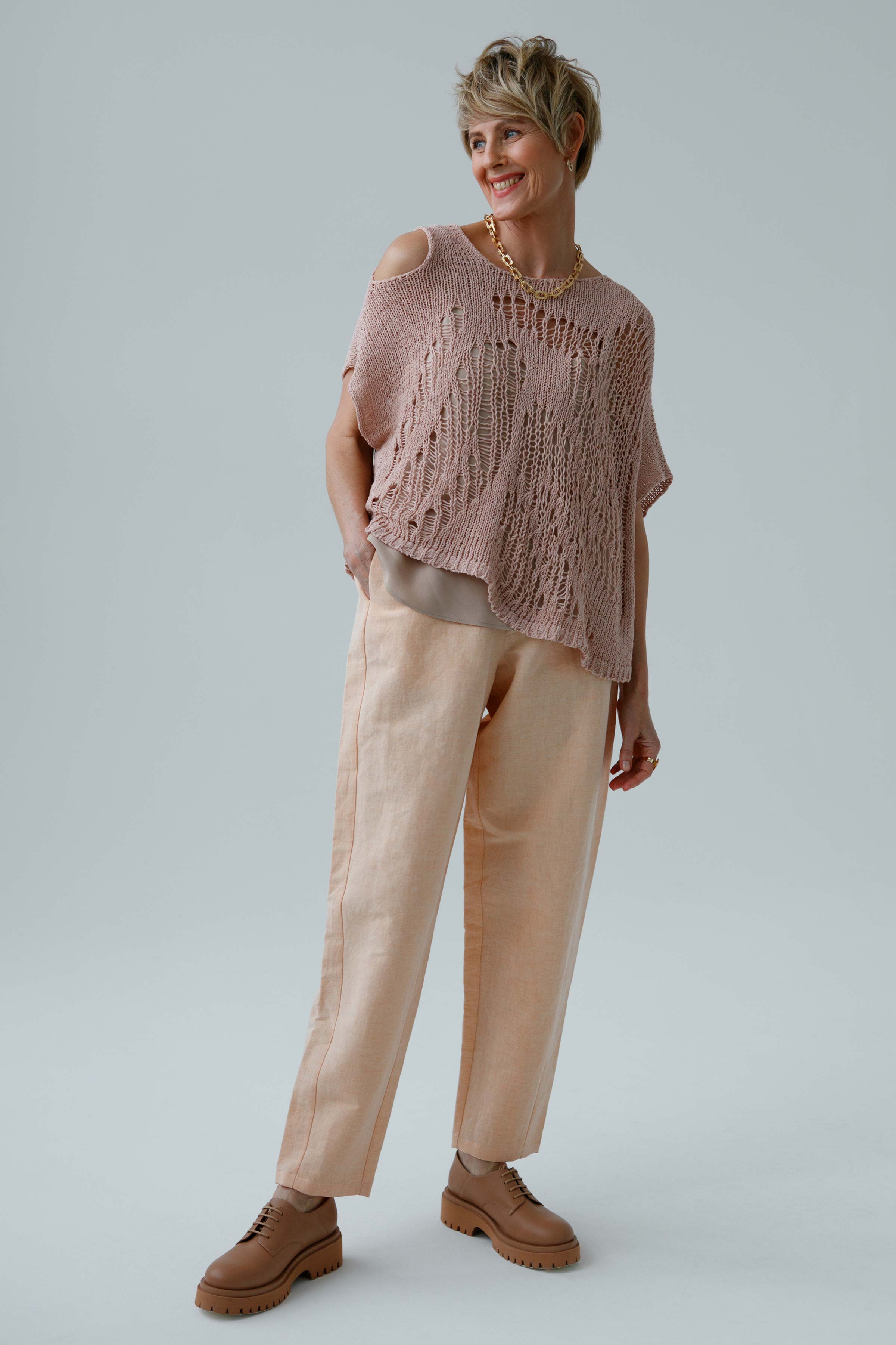 Брюки Бананы, Карамель  от Lesel (Лесель)! Заказывайте по ✆ 8 (800) 777 02 37