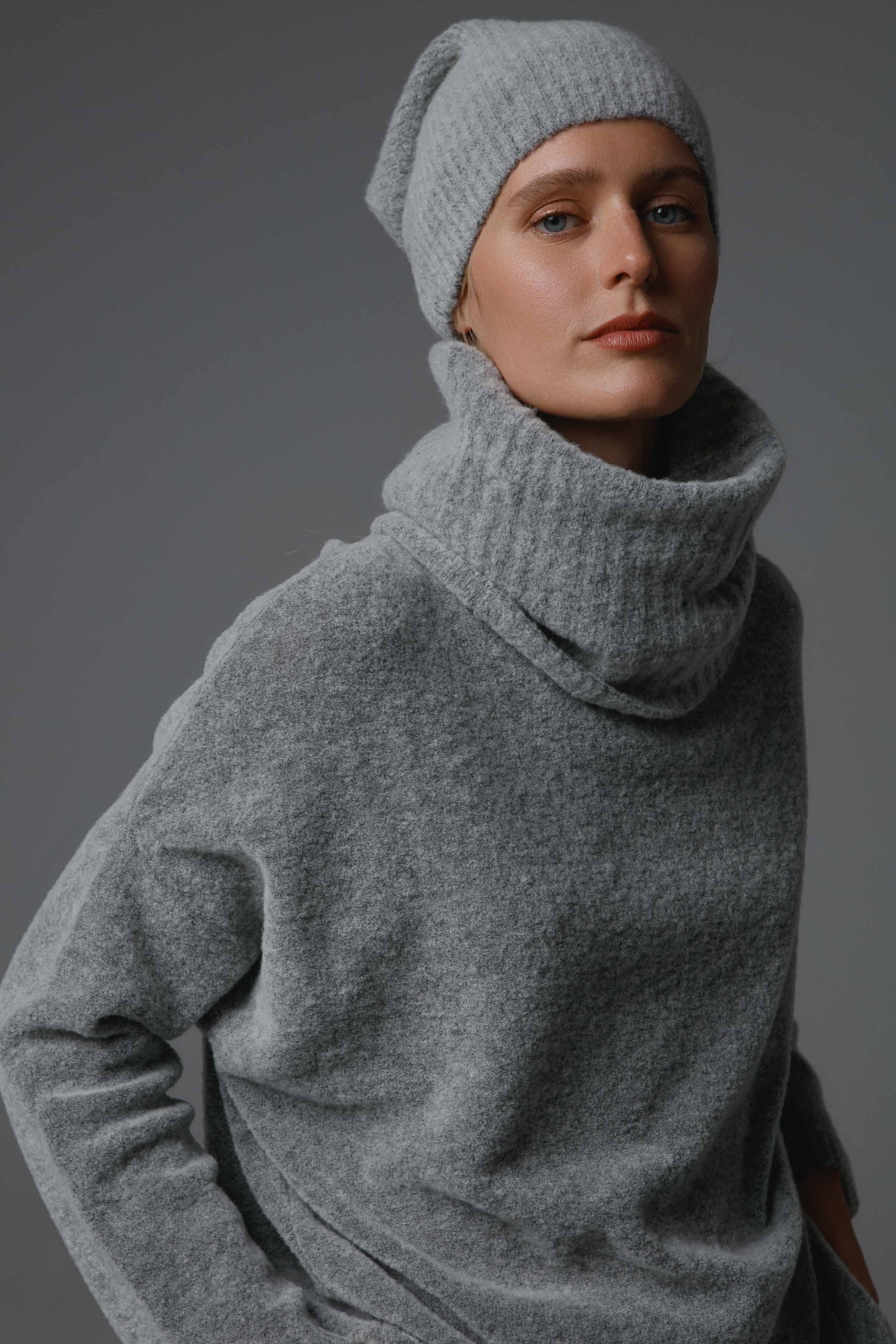 Снуд Резинка 15 Серый меланж (melange gris) от Lesel (Лесель)! Заказывайте по ✆ 8 (800) 777 02 37