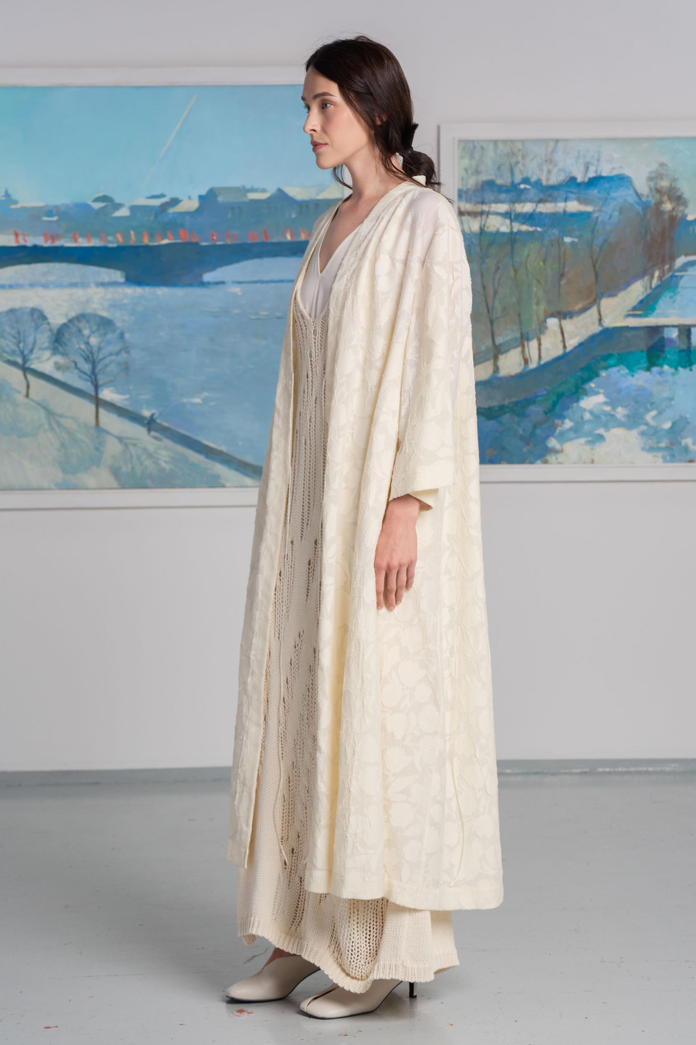 Жакет накидка кимоно, Прозрачные цветы  от Lesel (Лесель)! Заказывайте по ✆ 8 (800) 777 02 37