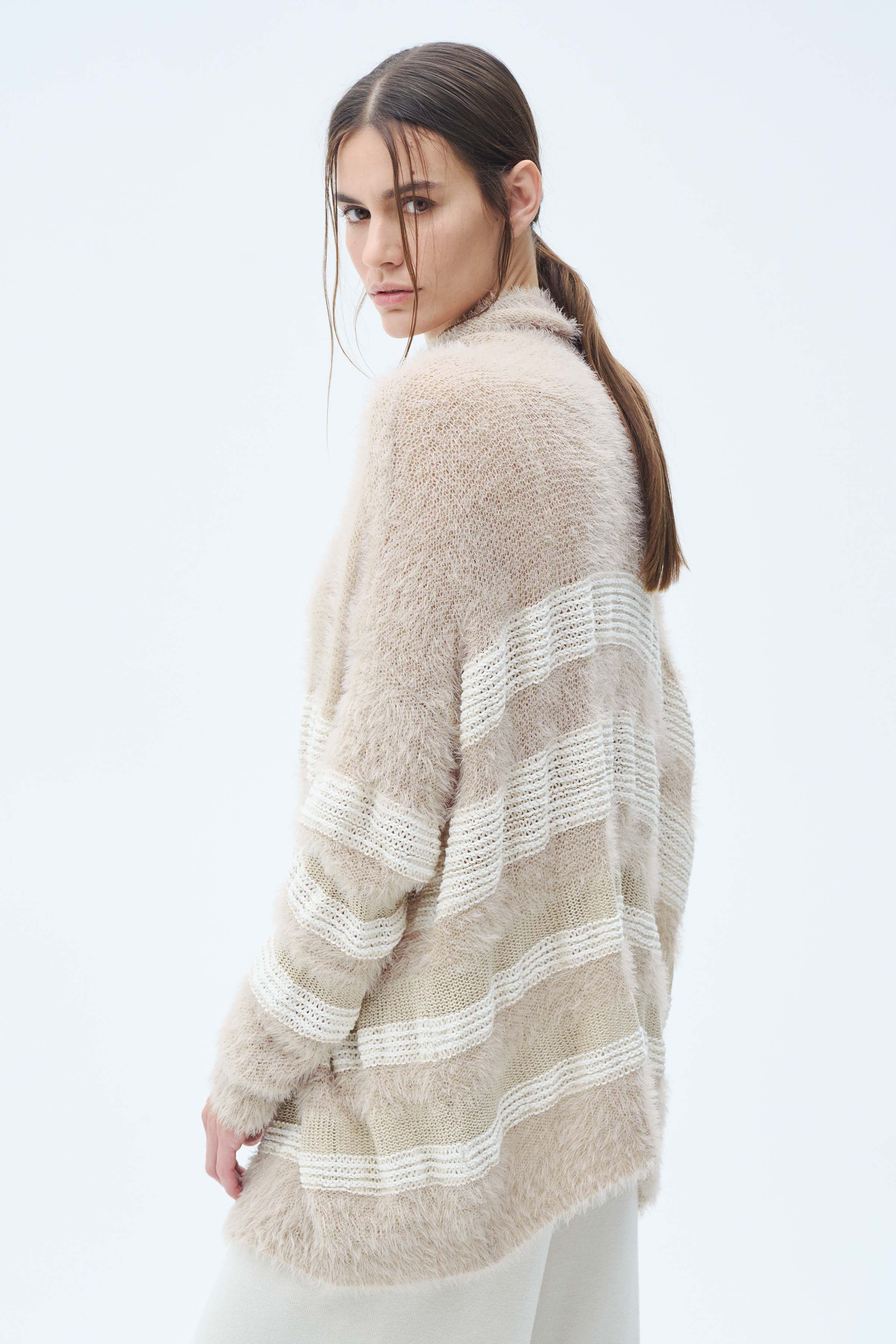 Джемпер Мех  от Lesel (Лесель)! Заказывайте по ✆ 8 (800) 777 02 37