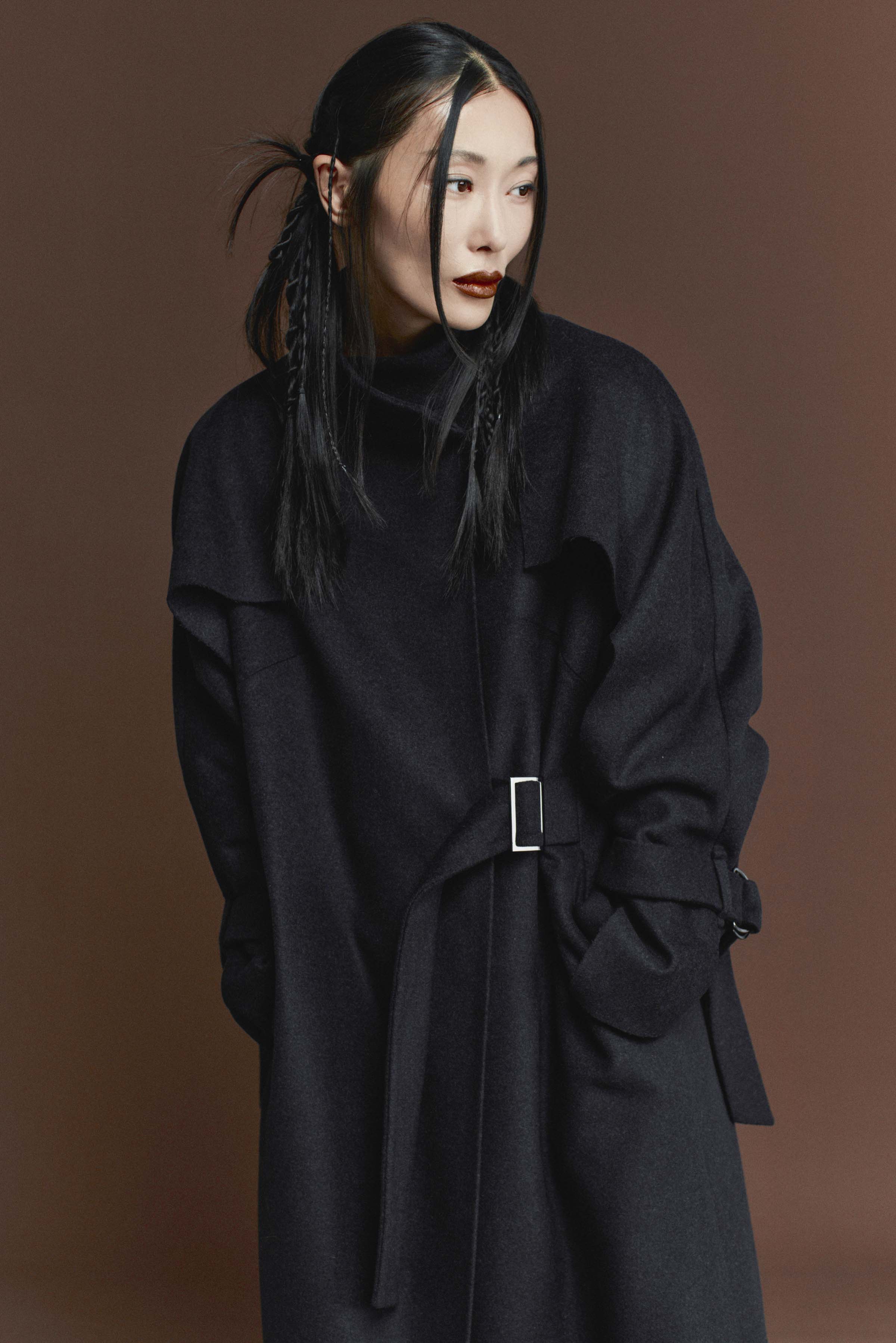 Тренч длинный, пелерины 11 Антрацит (anthracite), 00 Черный (noir) от Lesel (Лесель)! Заказывайте по ✆ 8 (800) 777 02 37