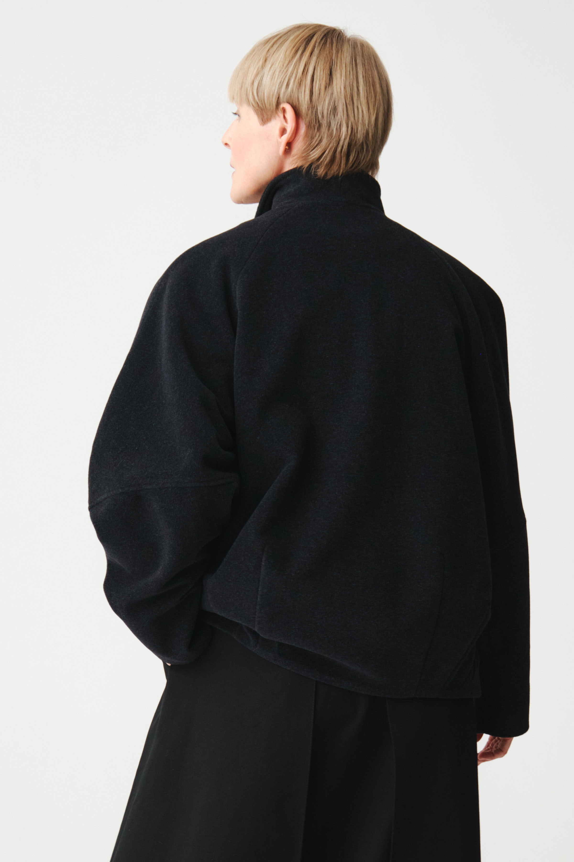 Куртка реглан, мягкая шерсть, на подкладке