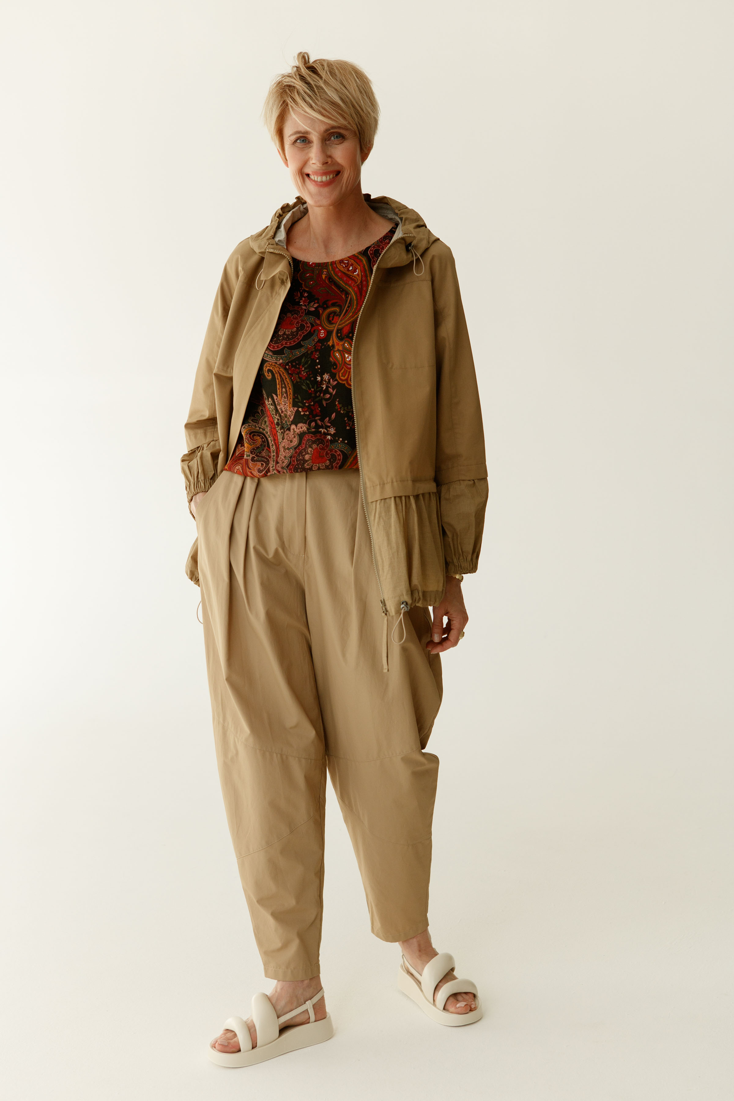 Куртка Ветровка комби 04 Бежевый (beige) от Lesel (Лесель)! Заказывайте по ✆ 8 (800) 777 02 37