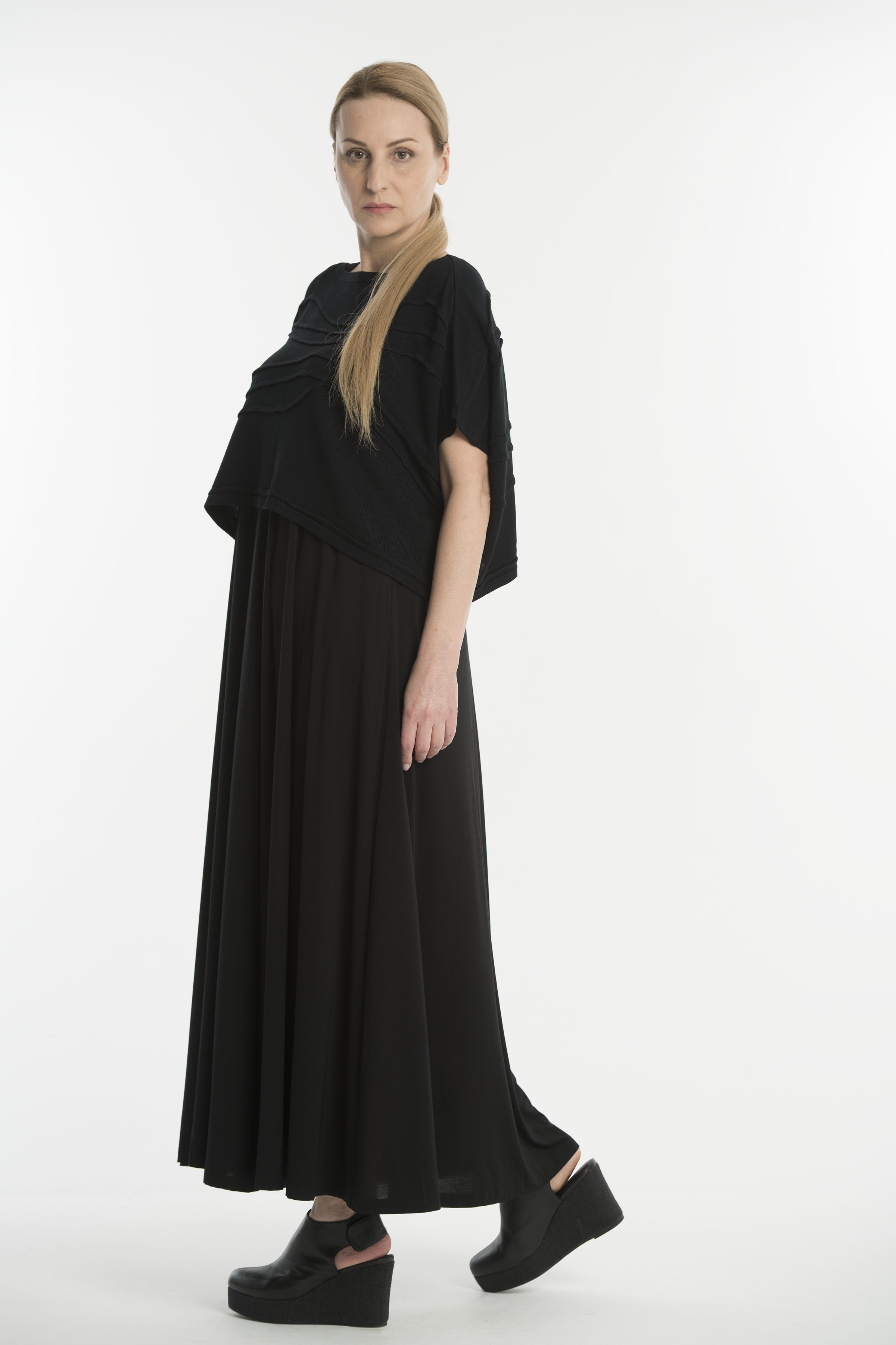 Туника "Волны" 00 Черный (noir) от Lesel (Лесель)! Заказывайте по ✆ 8 (800) 777 02 37