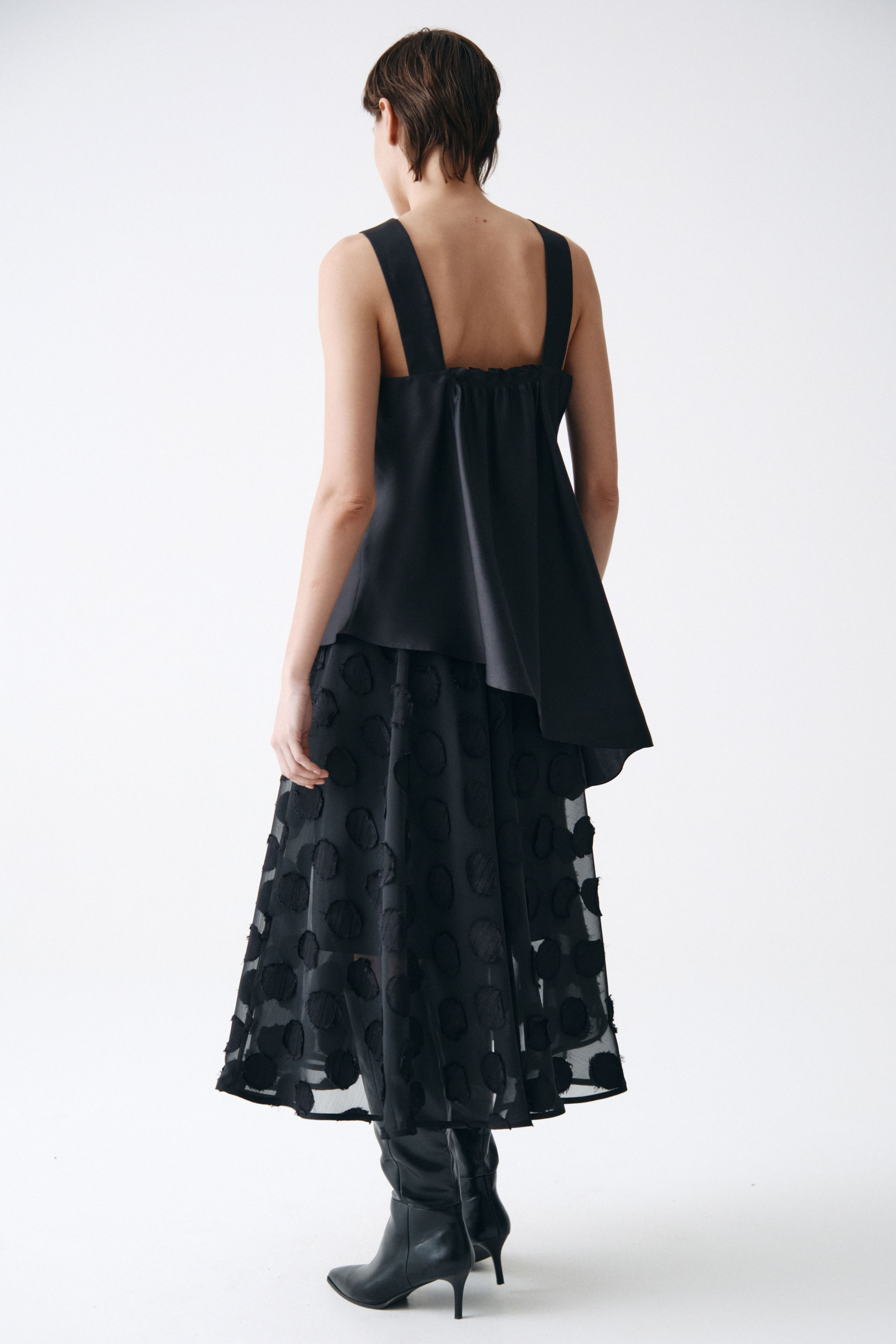 Юбка Прозрачный горох средней длины  от Lesel (Лесель)! Заказывайте по ✆ 8 (800) 777 02 37