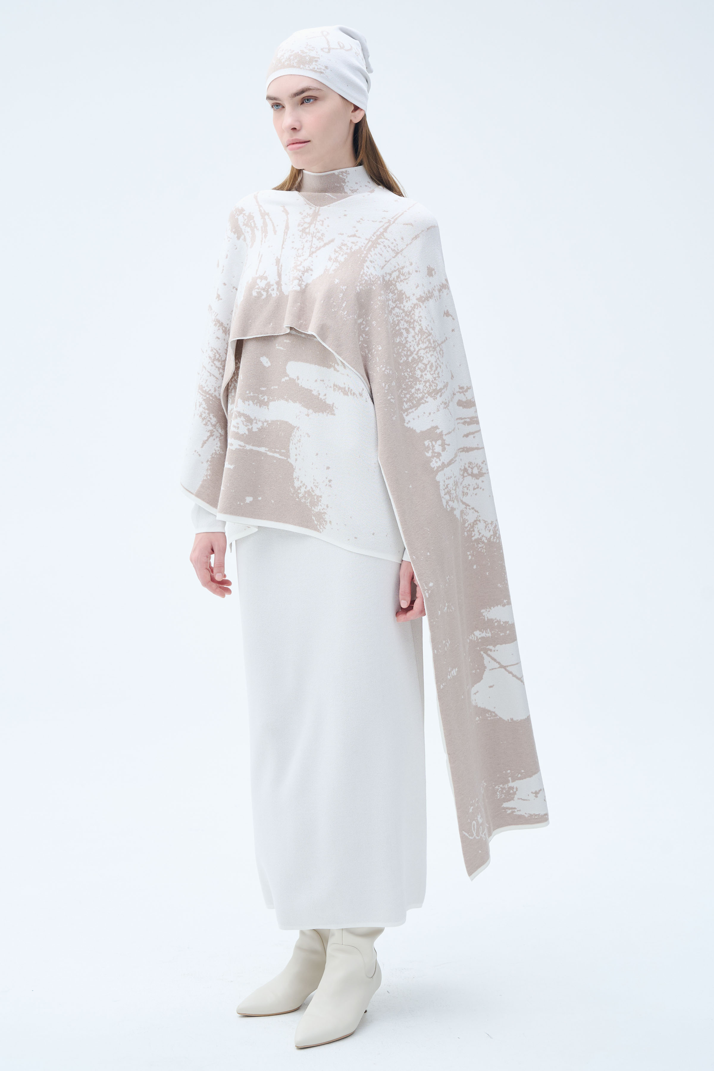 Палантин Инь-Ян 06 Суфле (souffle) от Lesel (Лесель)! Заказывайте по ✆ 8 (800) 777 02 37