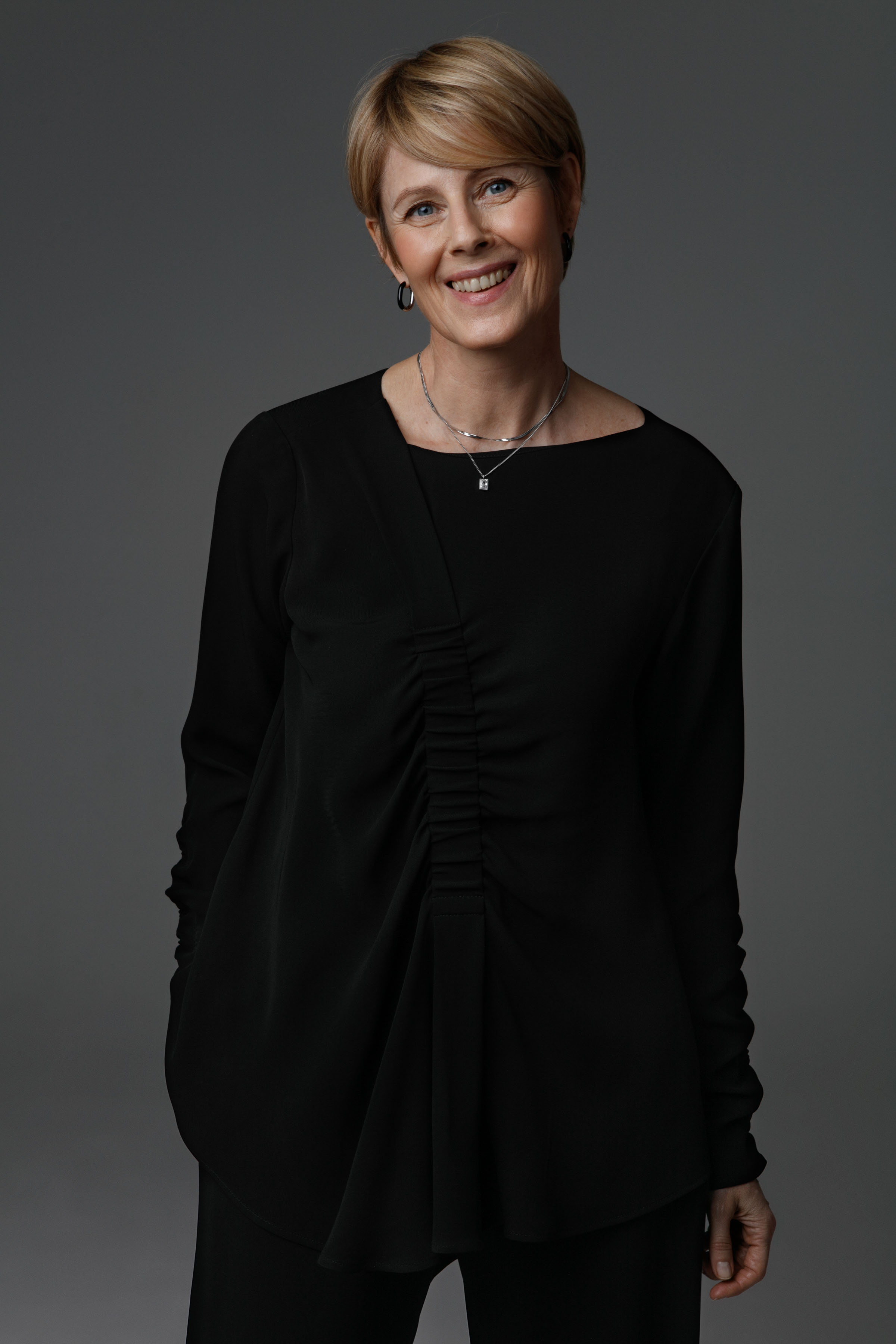 Блуза с драпировкой, матовая вискоза  от Lesel (Лесель)! Заказывайте по ✆ 8 (800) 777 02 37