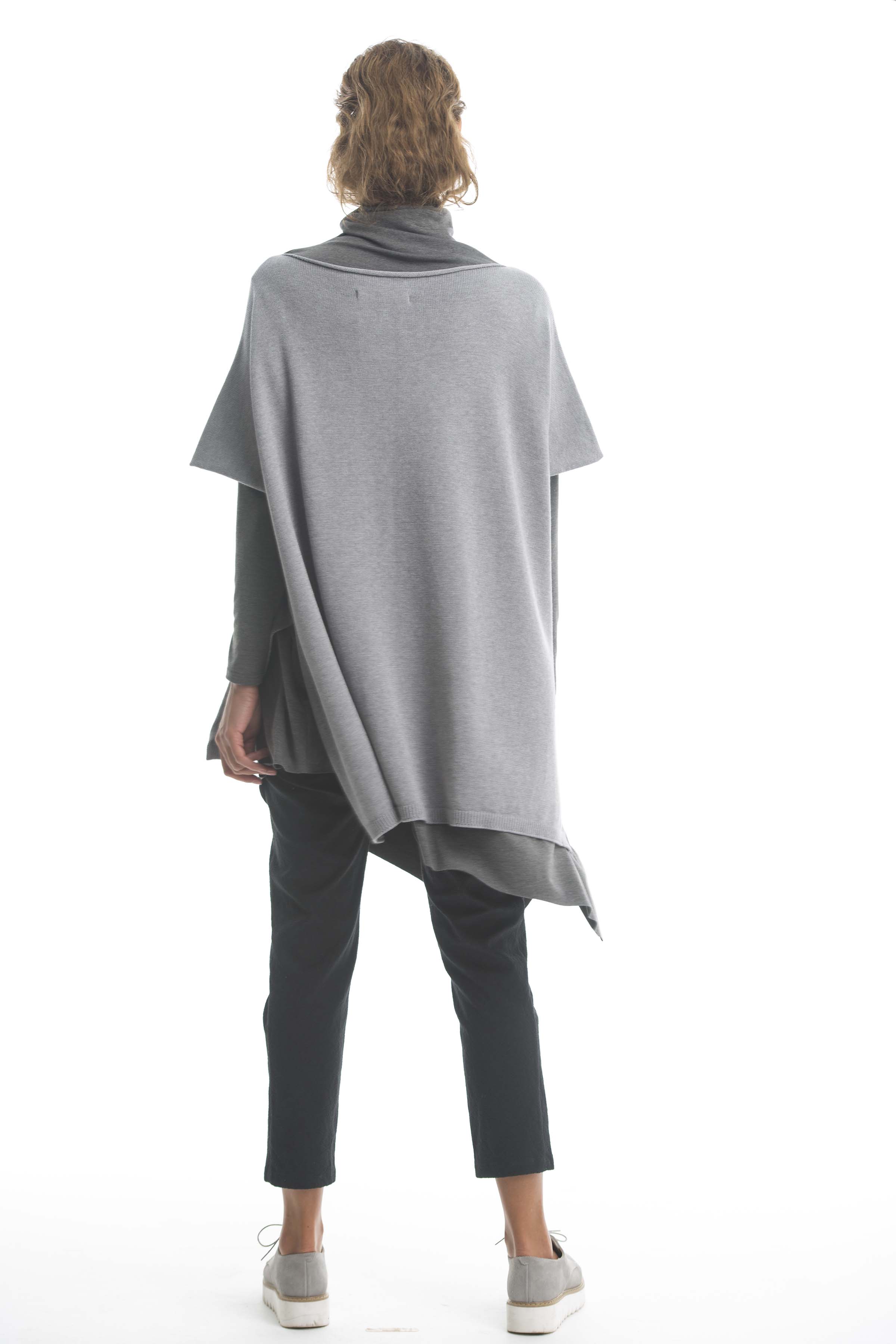 Туника "Дыры" 15 Серый меланж (melange gris) от Lesel (Лесель)! Заказывайте по ✆ 8 (800) 777 02 37