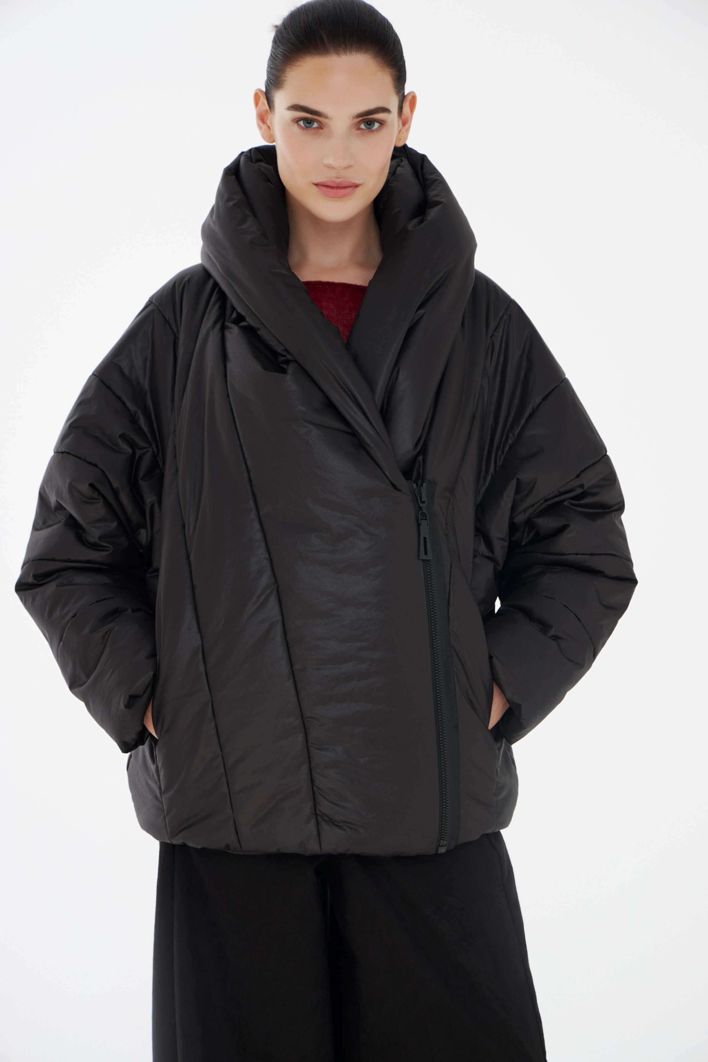 Куртка с диагональными швами 00 Черный (noir) от Lesel (Лесель)! Заказывайте по ✆ 8 (800) 777 02 37