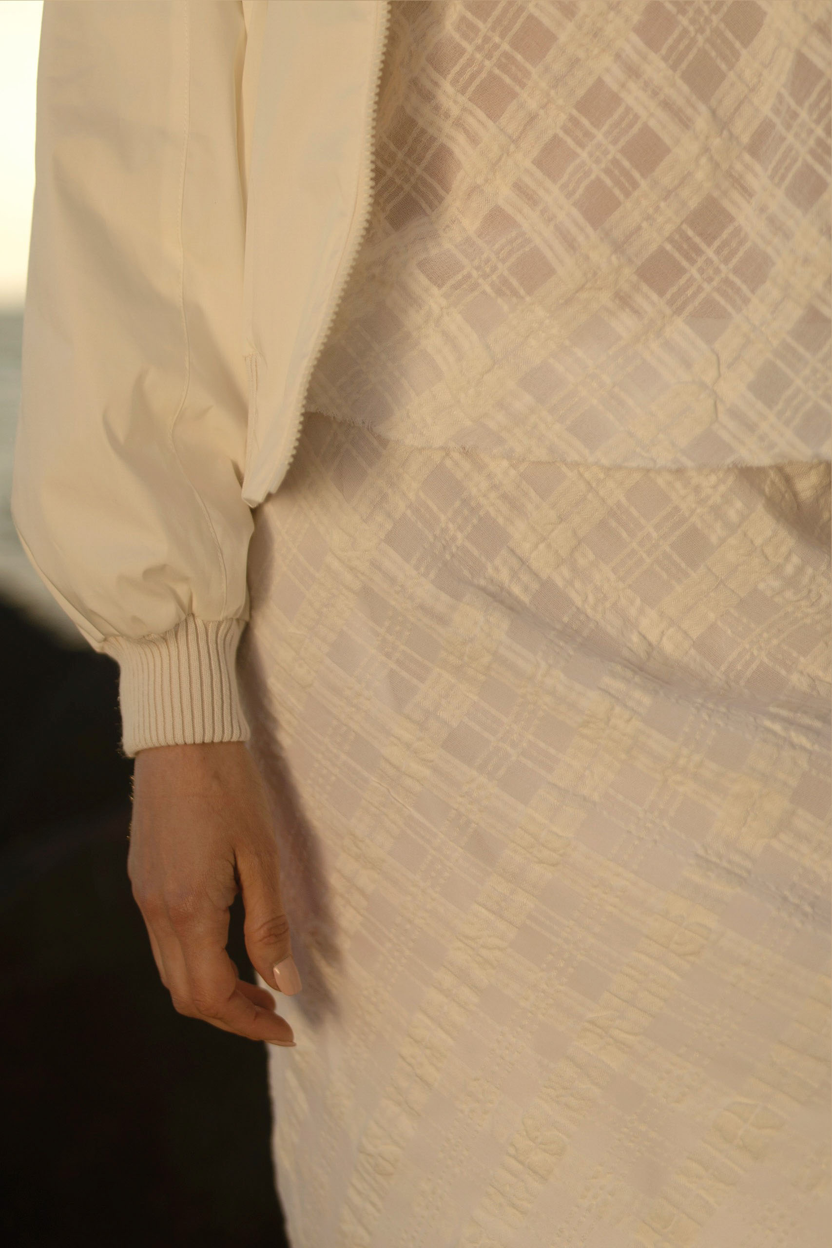 Блуза короткая, жатая клетка  от Lesel (Лесель)! Заказывайте по ✆ 8 (800) 777 02 37