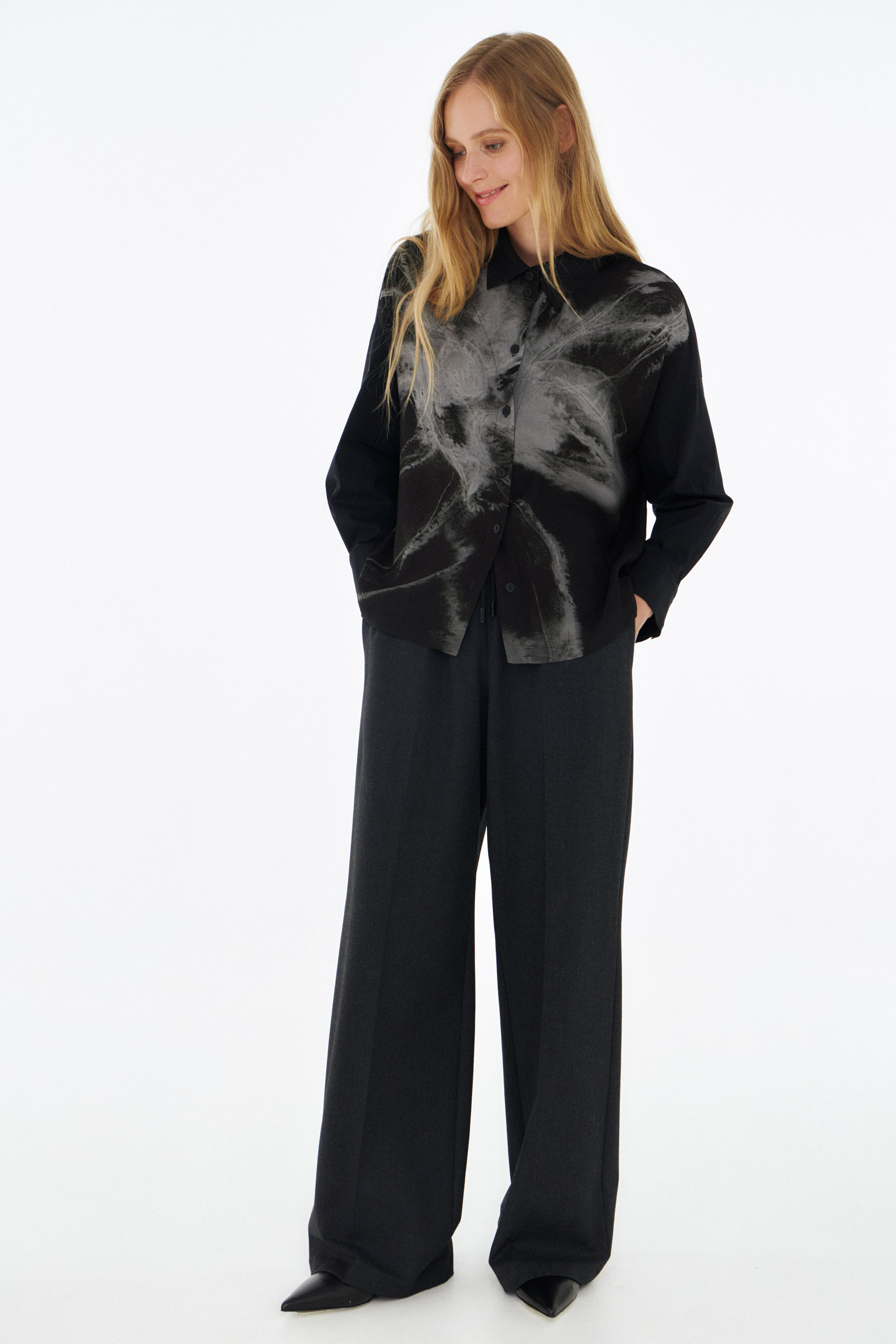 Брюки прямые со стрелками, шерсть  от Lesel (Лесель)! Заказывайте по ✆ 8 (800) 777 02 37