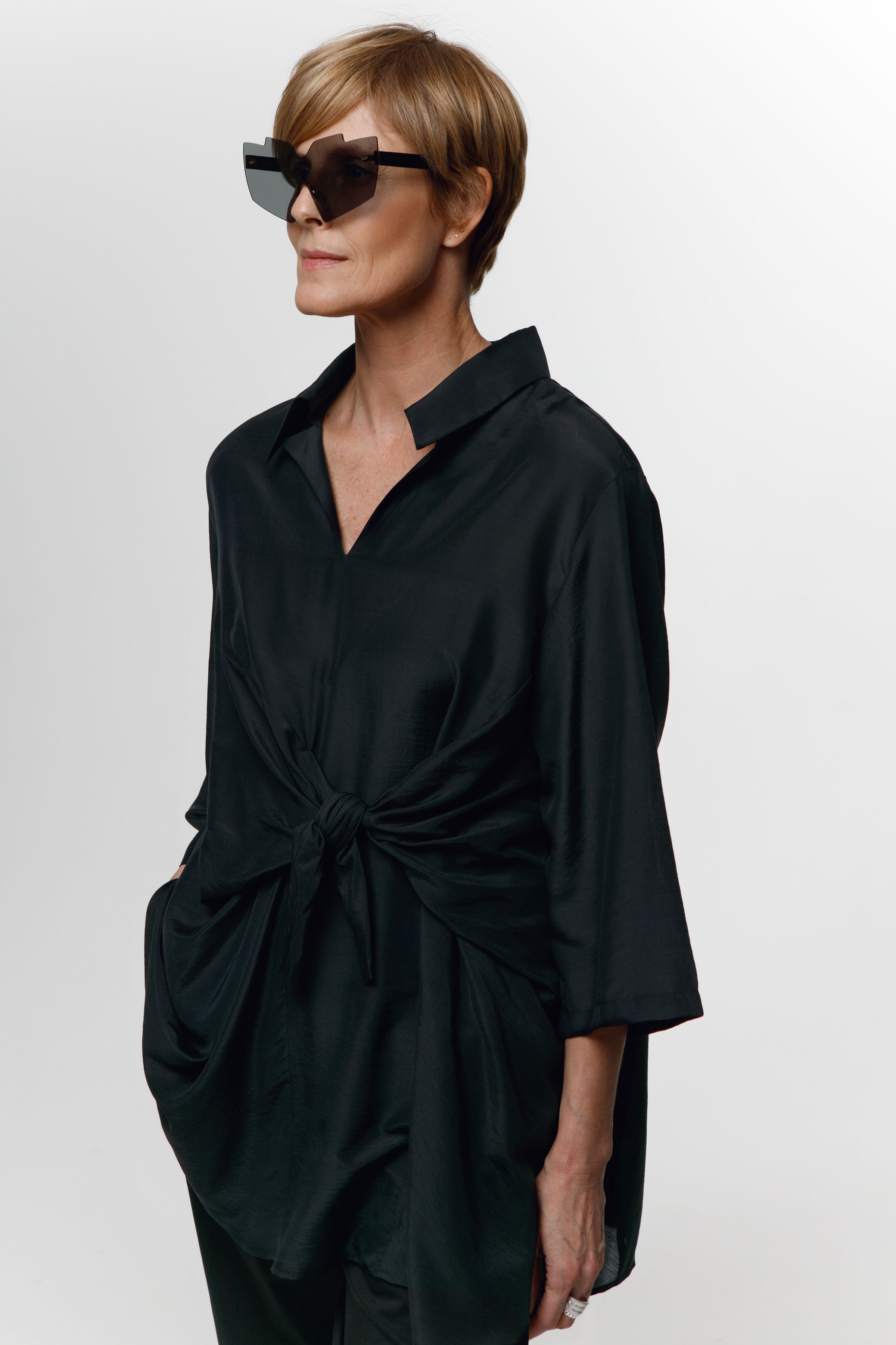 Блуза туника с узлом  от Lesel (Лесель)! Заказывайте по ✆ 8 (800) 777 02 37