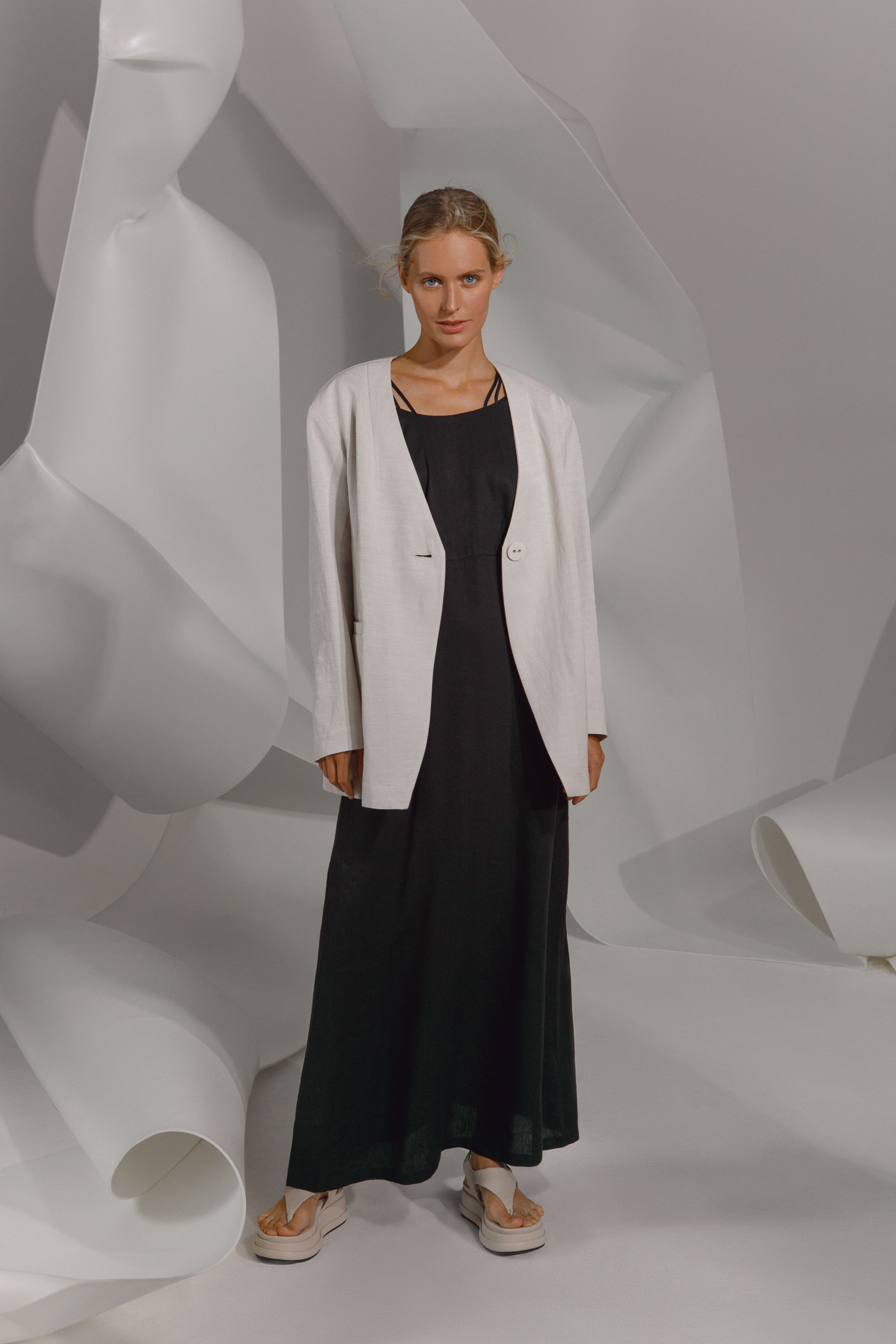 Жакет без лацканов 06 Суфле (souffle) от Lesel (Лесель)! Заказывайте по ✆ 8 (800) 777 02 37