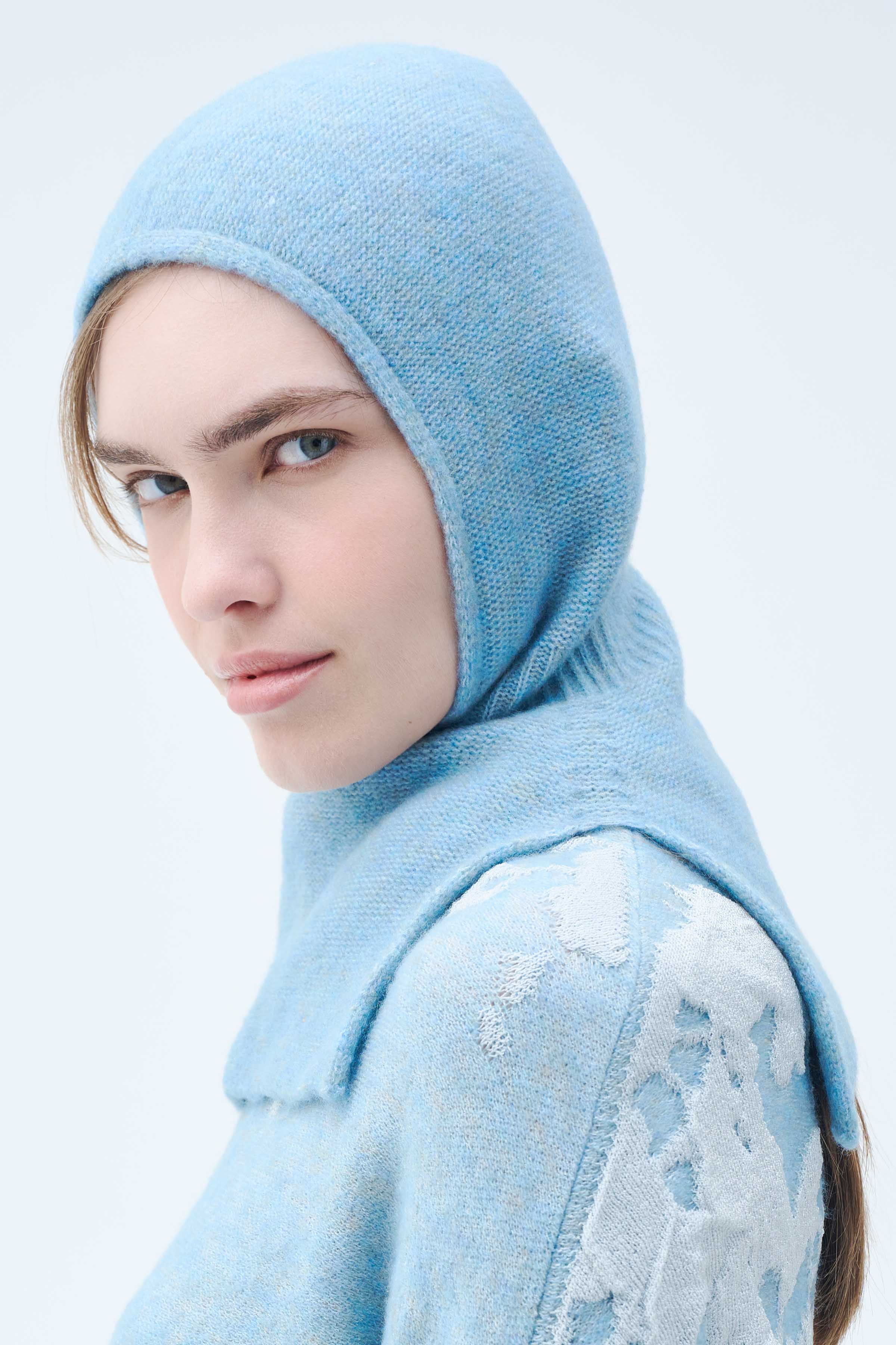 Капор 34 Голубой лед (glace bleue) от Lesel (Лесель)! Заказывайте по ✆ 8 (800) 777 02 37