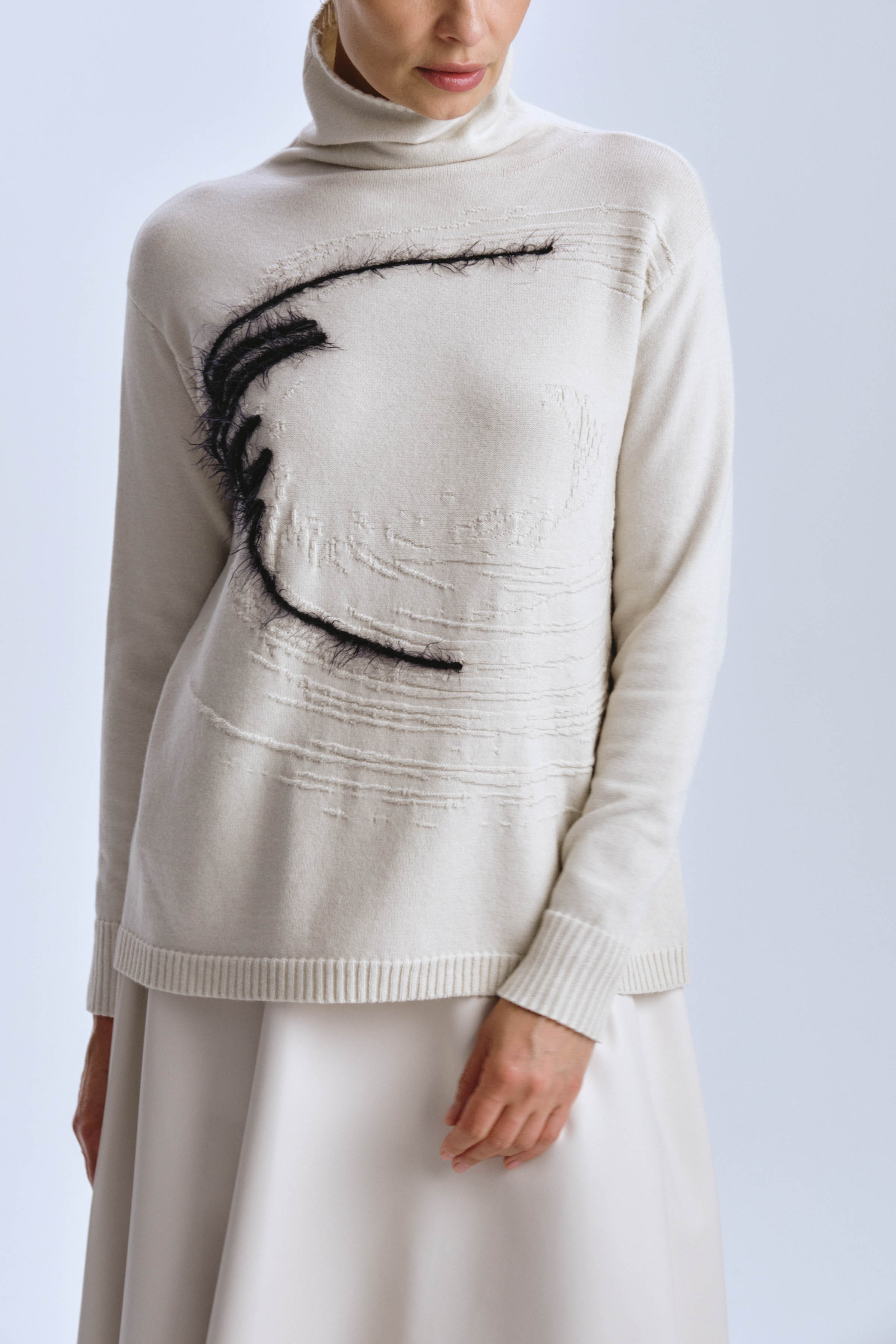 Джемпер водолазка Гало  от Lesel (Лесель)! Заказывайте по ✆ 8 (800) 777 02 37