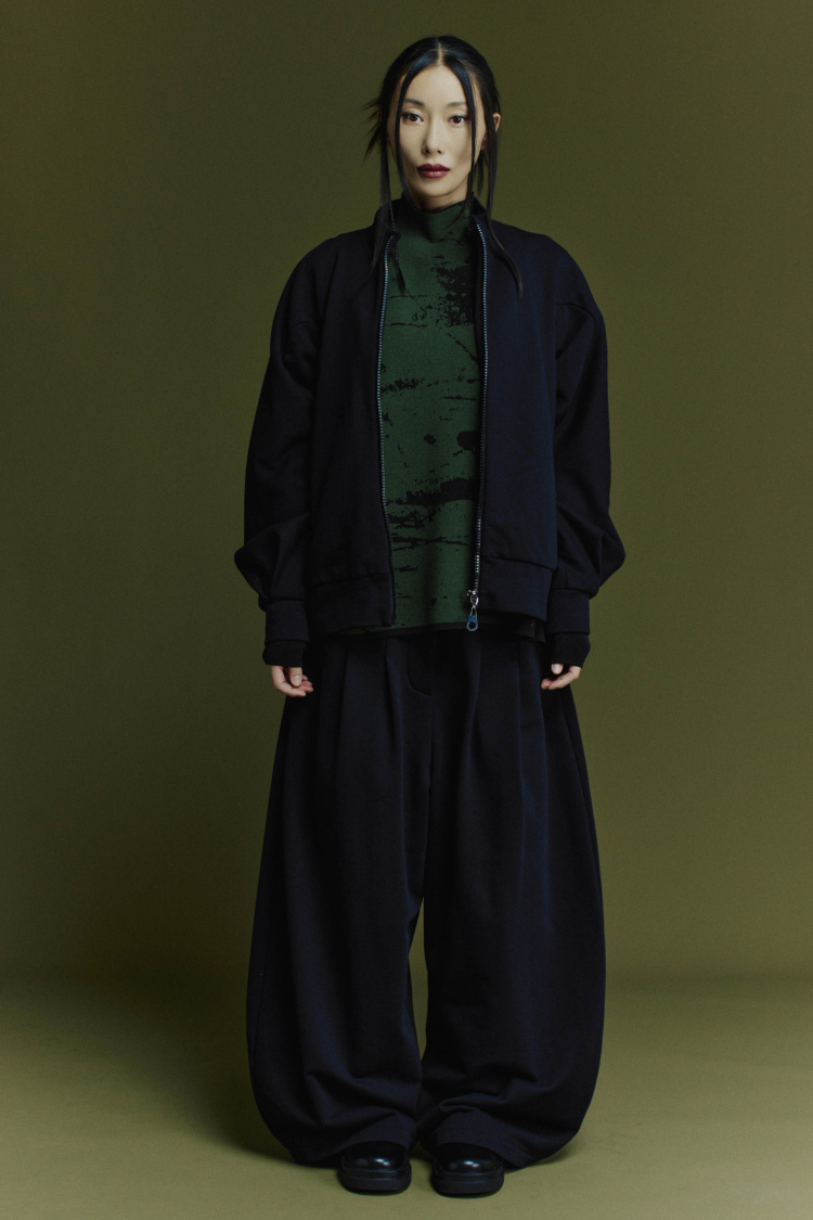 Брюки широкий ромб, футер