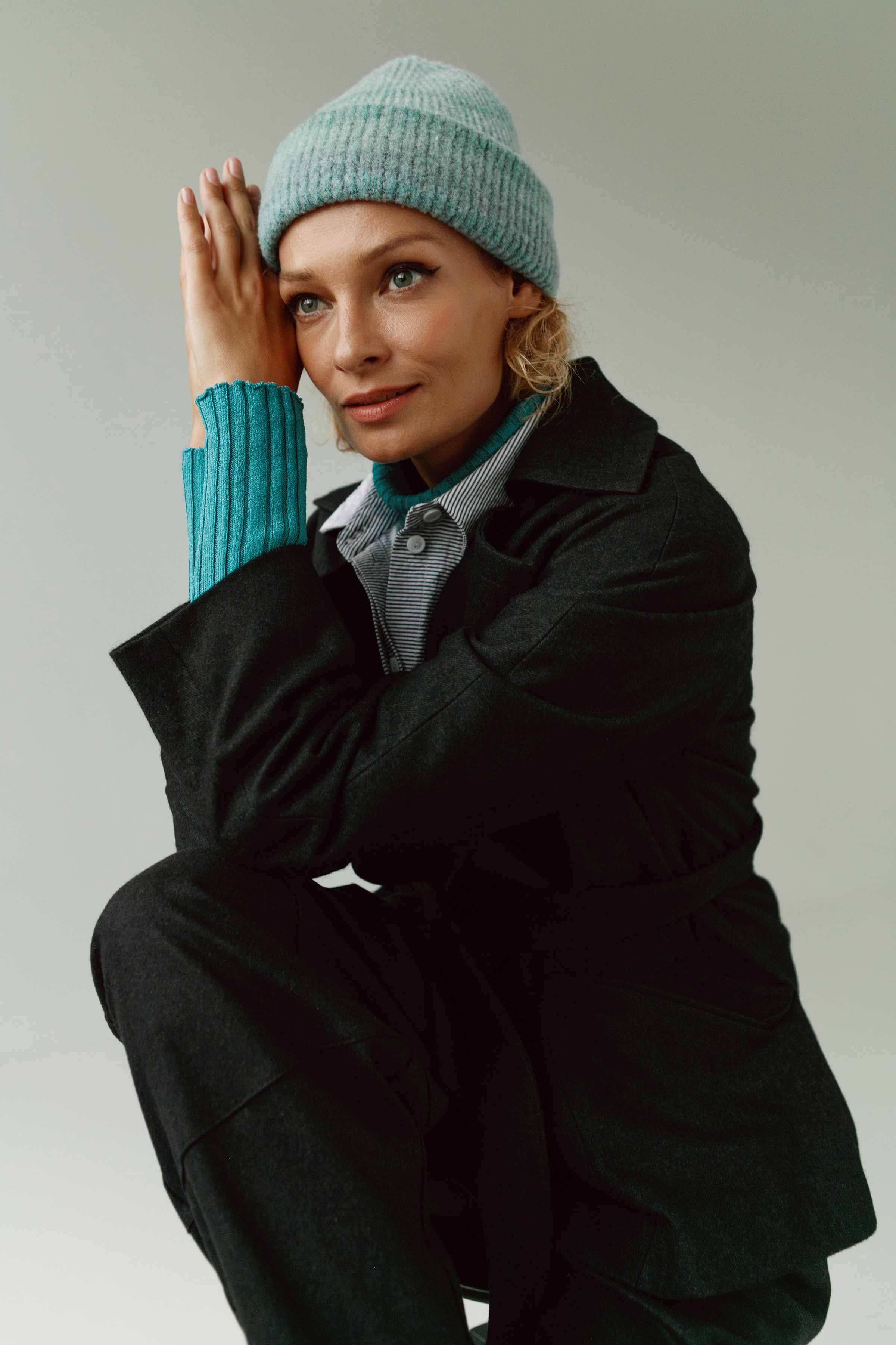 Шапка Деграде 63 Ментол (menthol) от Lesel (Лесель)! Заказывайте по ✆ 8 (800) 777 02 37