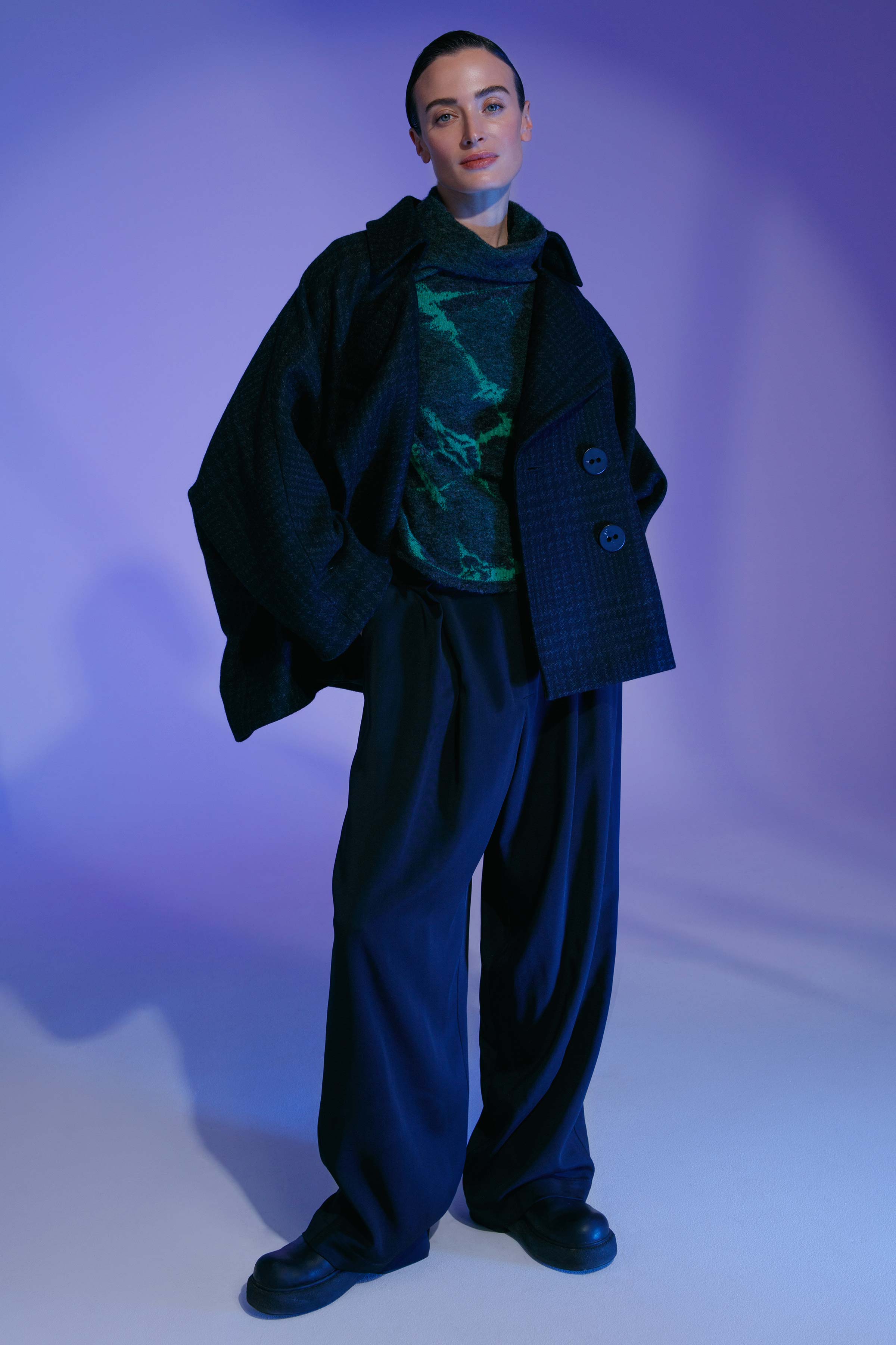 Брюки прямые со складками, вискоза  от Lesel (Лесель)! Заказывайте по ✆ 8 (800) 777 02 37