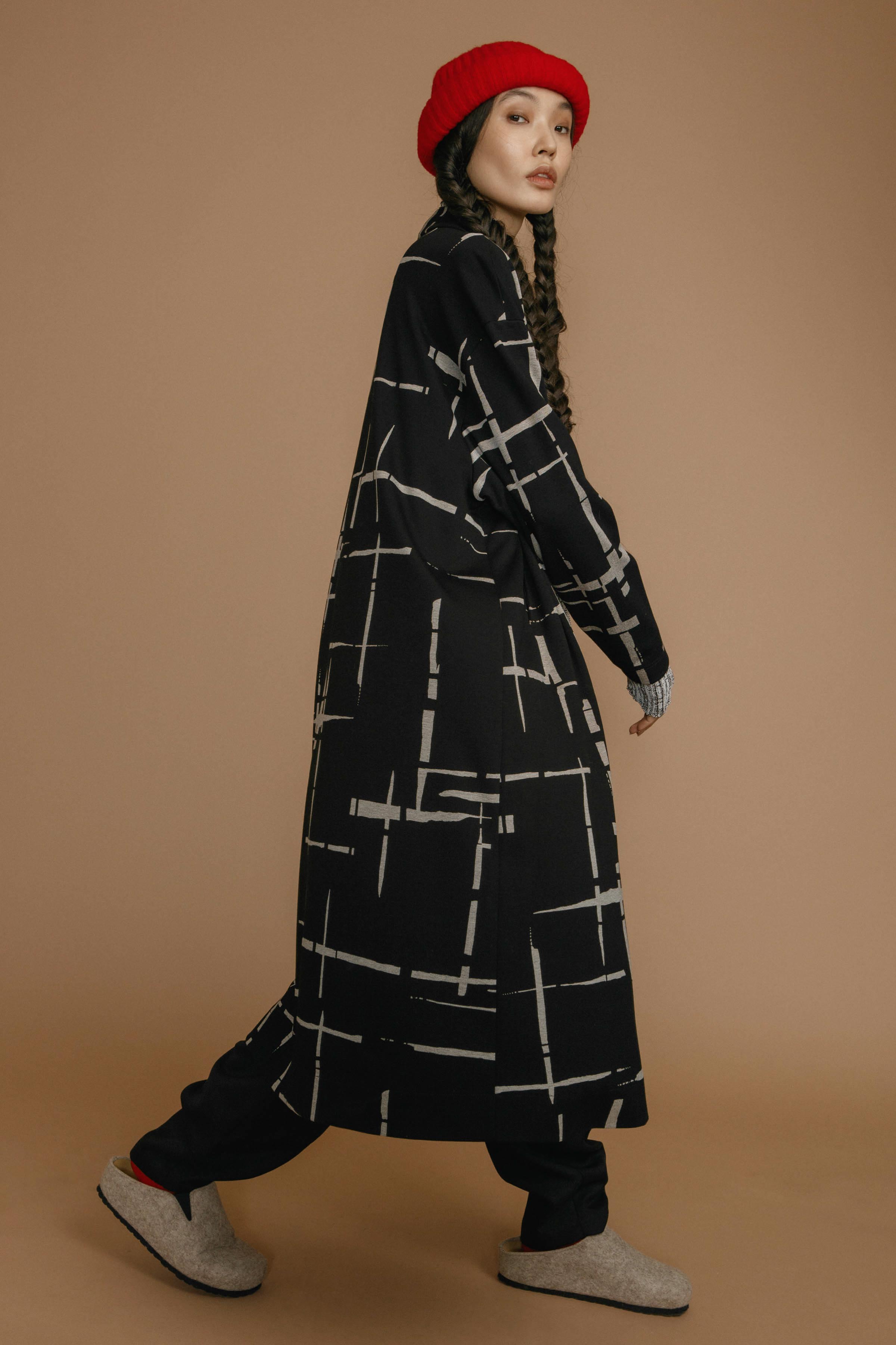 Кардиган джерси Штрихи 00 Черный (noir) от Lesel (Лесель)! Заказывайте по ✆ 8 (800) 777 02 37